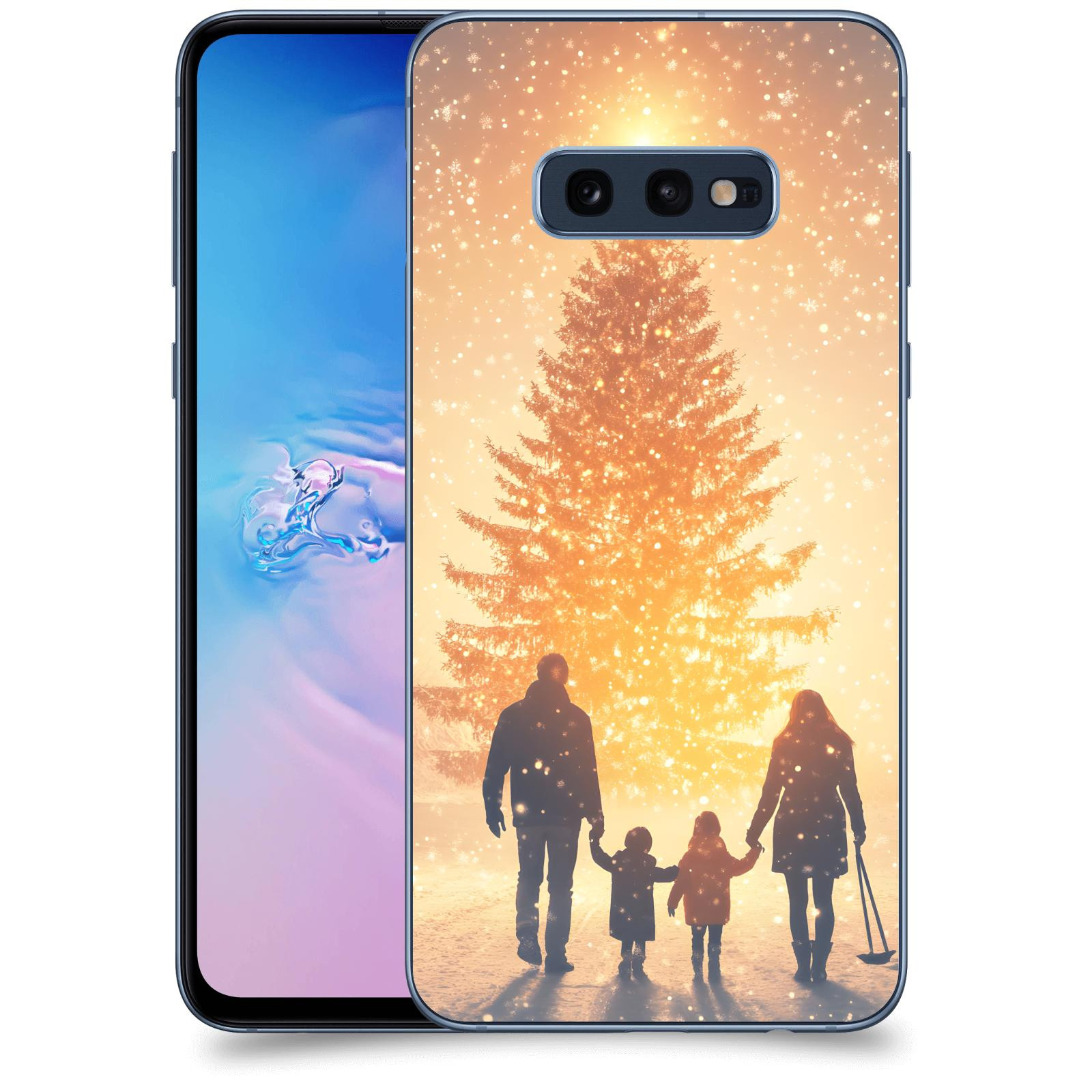 ACOVER Kryt na mobil Samsung Galaxy S10e G970 - Family at the Christmas tree