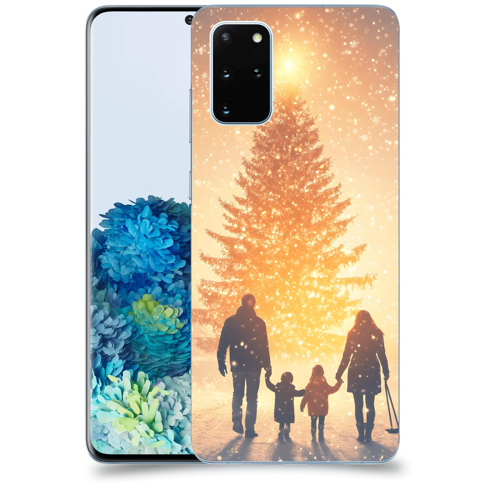 ACOVER Kryt na mobil Samsung Galaxy S20+ G985F - Family at the Christmas tree