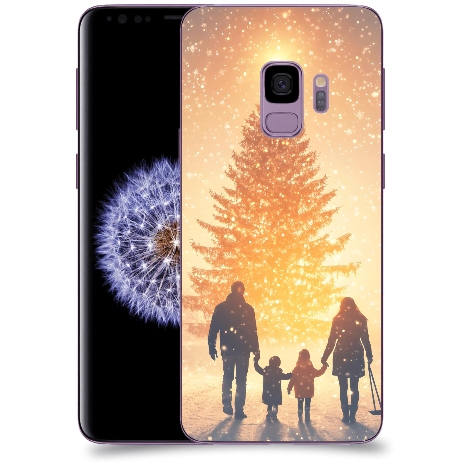 ACOVER Kryt na mobil Samsung Galaxy S9 G960F - Family at the Christmas tree