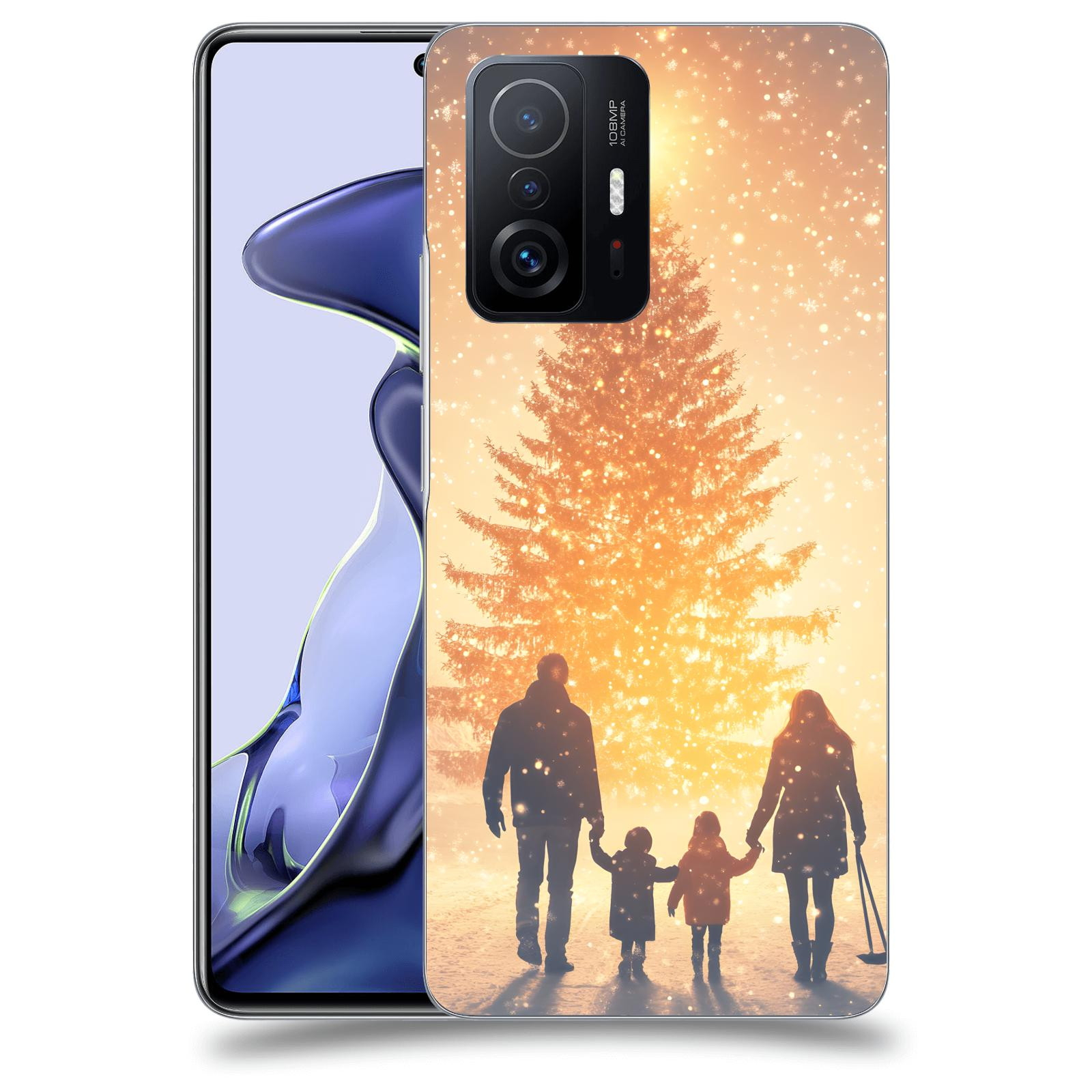 ACOVER Kryt na mobil Xiaomi 11T - Family at the Christmas tree