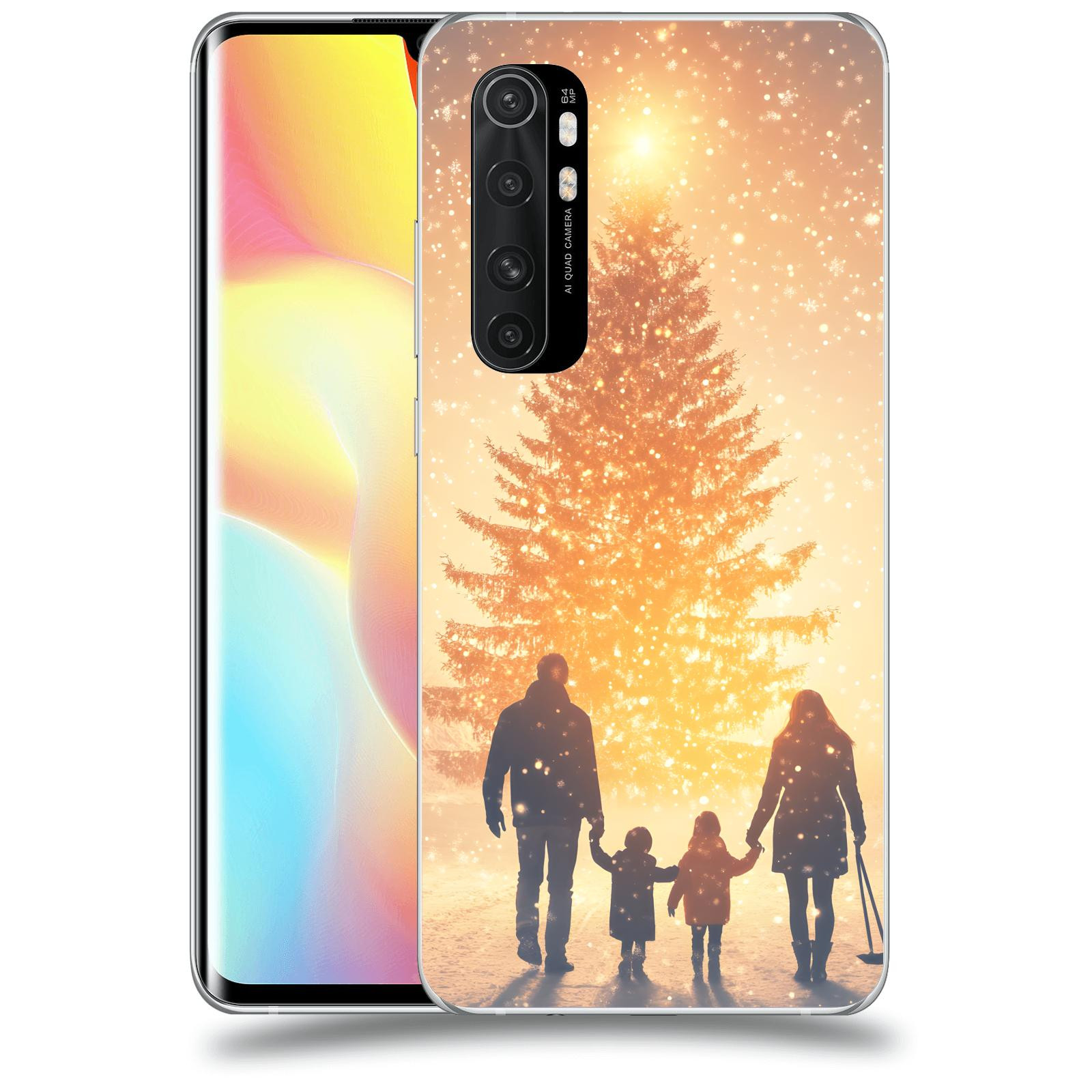 ACOVER Kryt na mobil Xiaomi Mi Note 10 Lite - Family at the Christmas tree