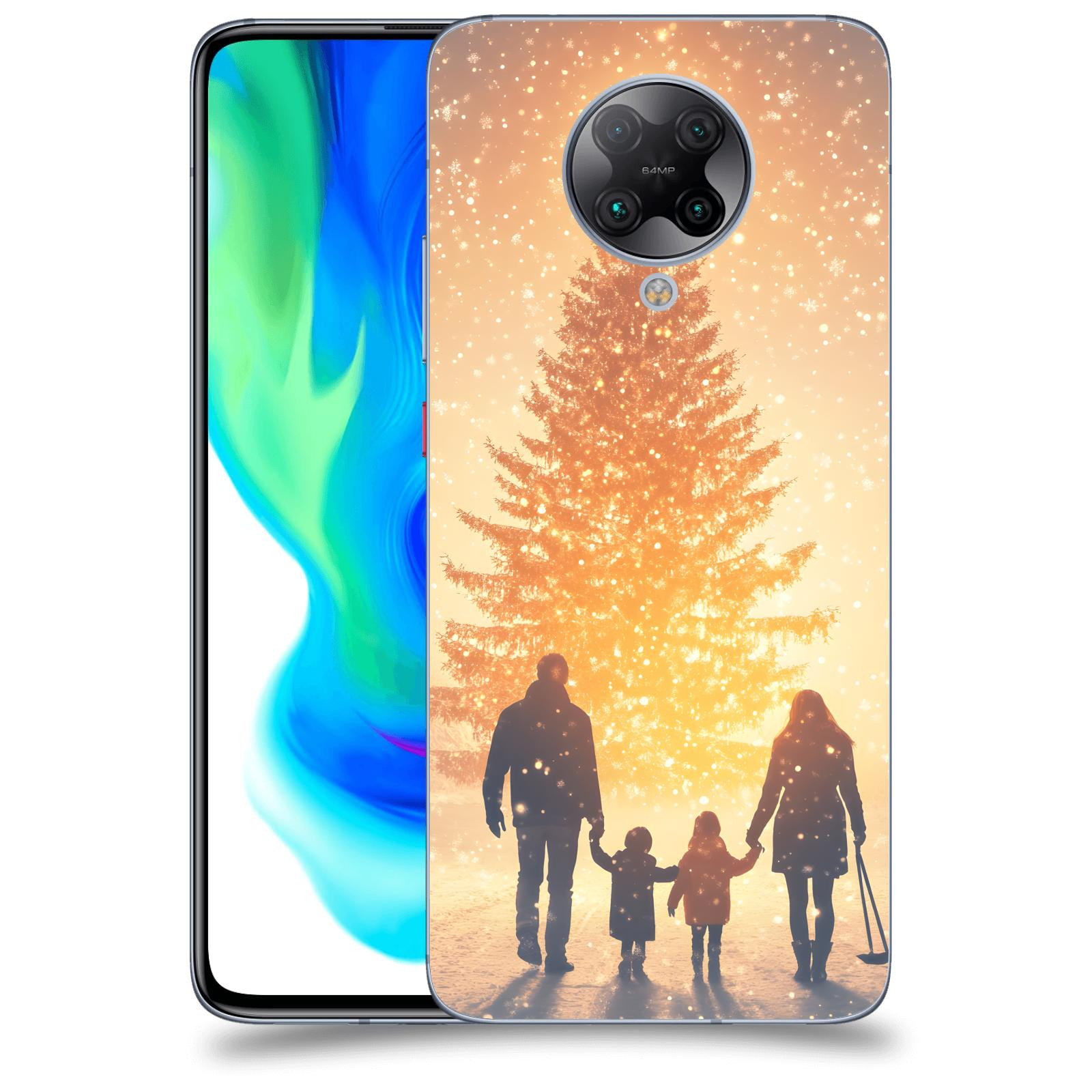 ACOVER Kryt na mobil Xiaomi Poco F2 Pro - Family at the Christmas tree