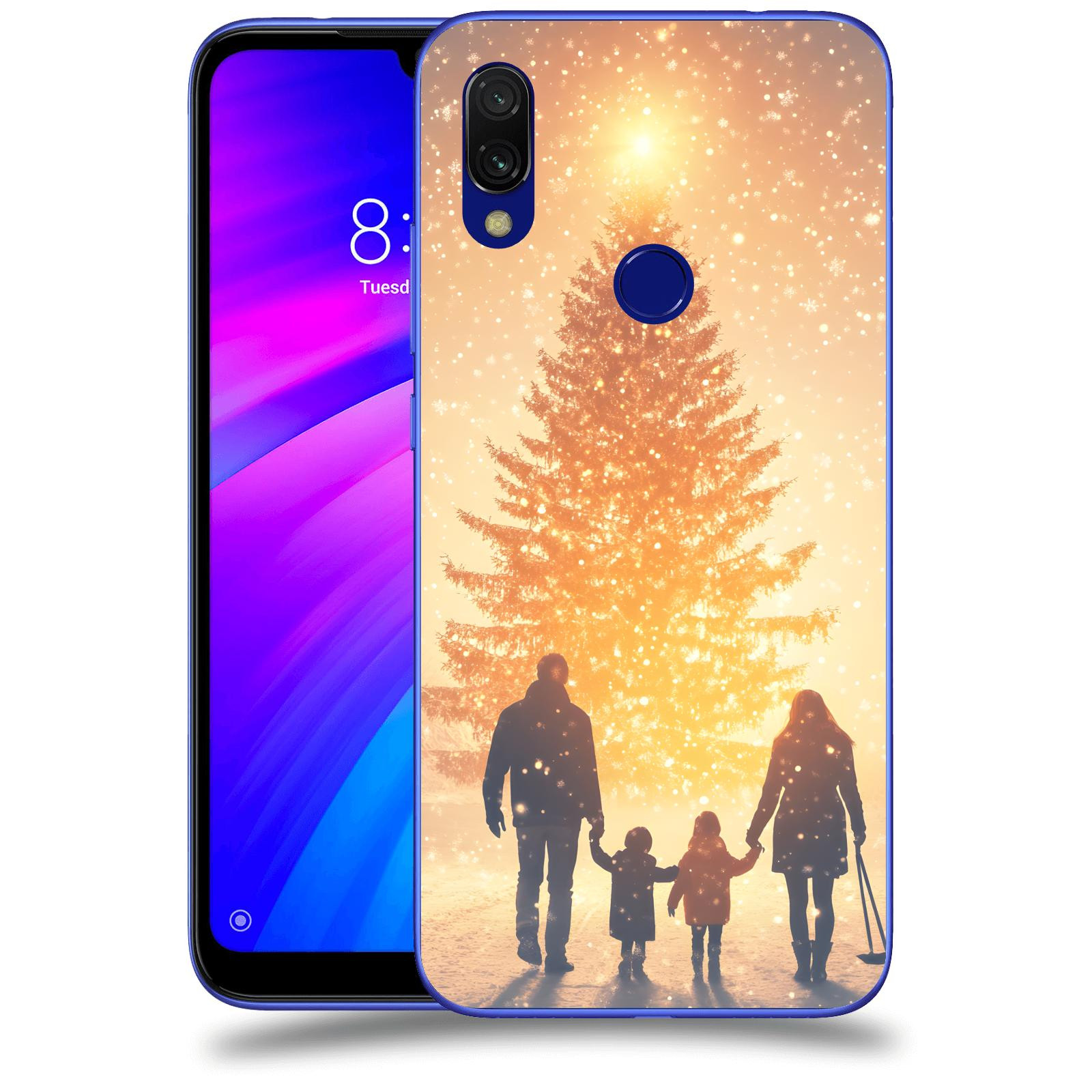 ACOVER Kryt na mobil Xiaomi Redmi 7 - Family at the Christmas tree