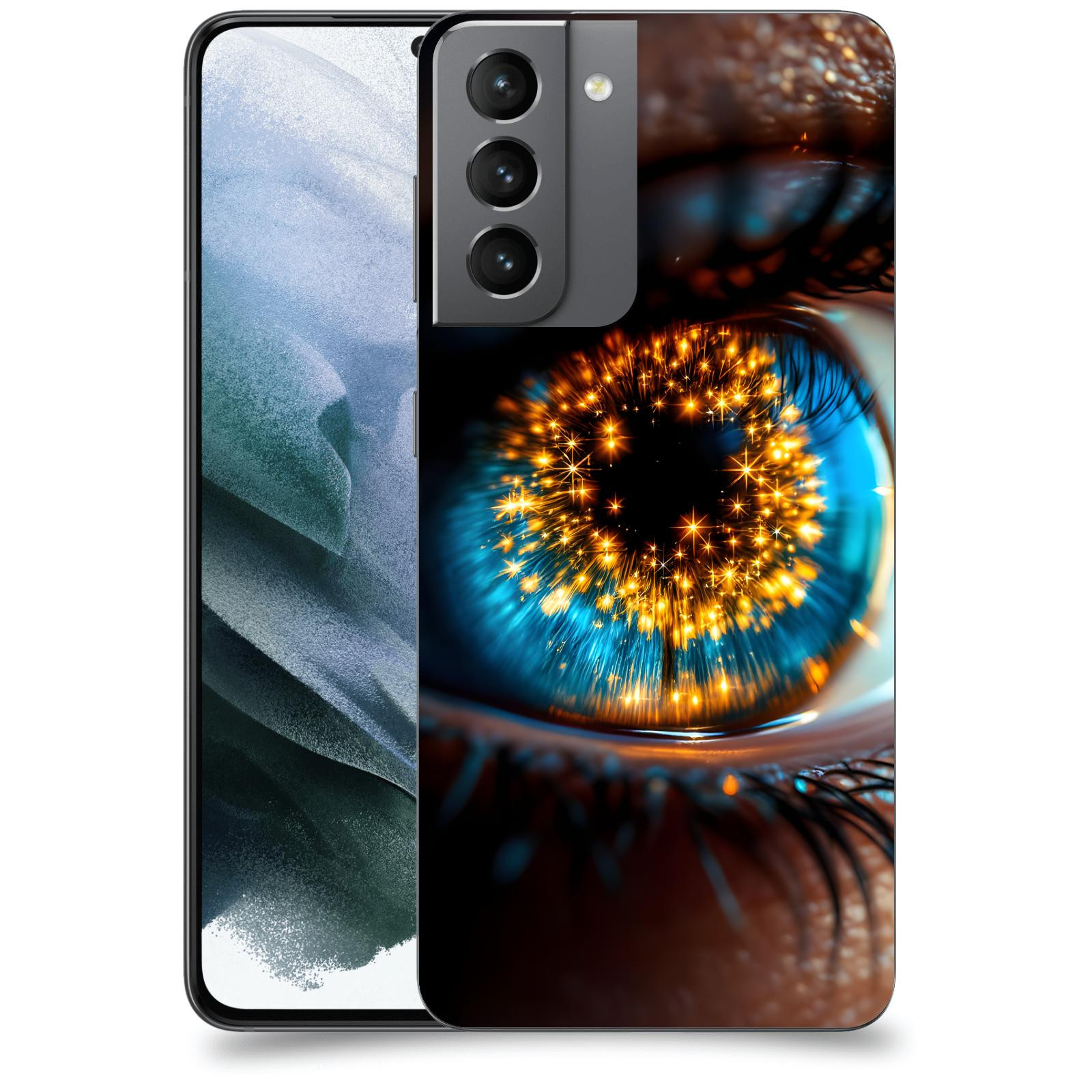 ACOVER Kryt na mobil Samsung Galaxy S21 G991B - Sparkle in the eye
