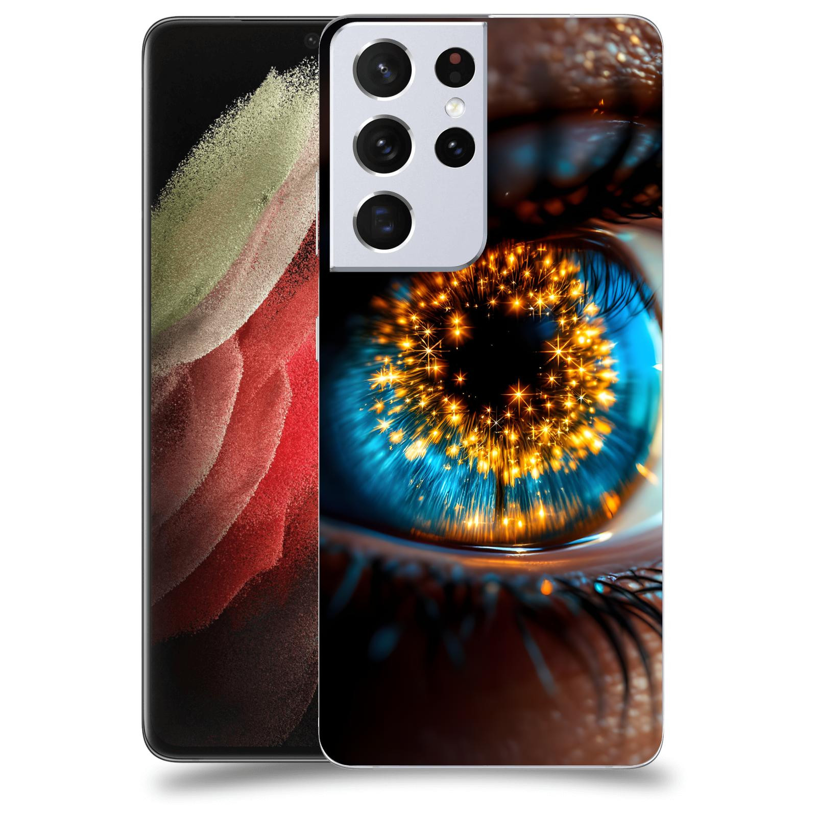 ACOVER Kryt na mobil Samsung Galaxy S21 Ultra 5G G998B - Sparkle in the eye