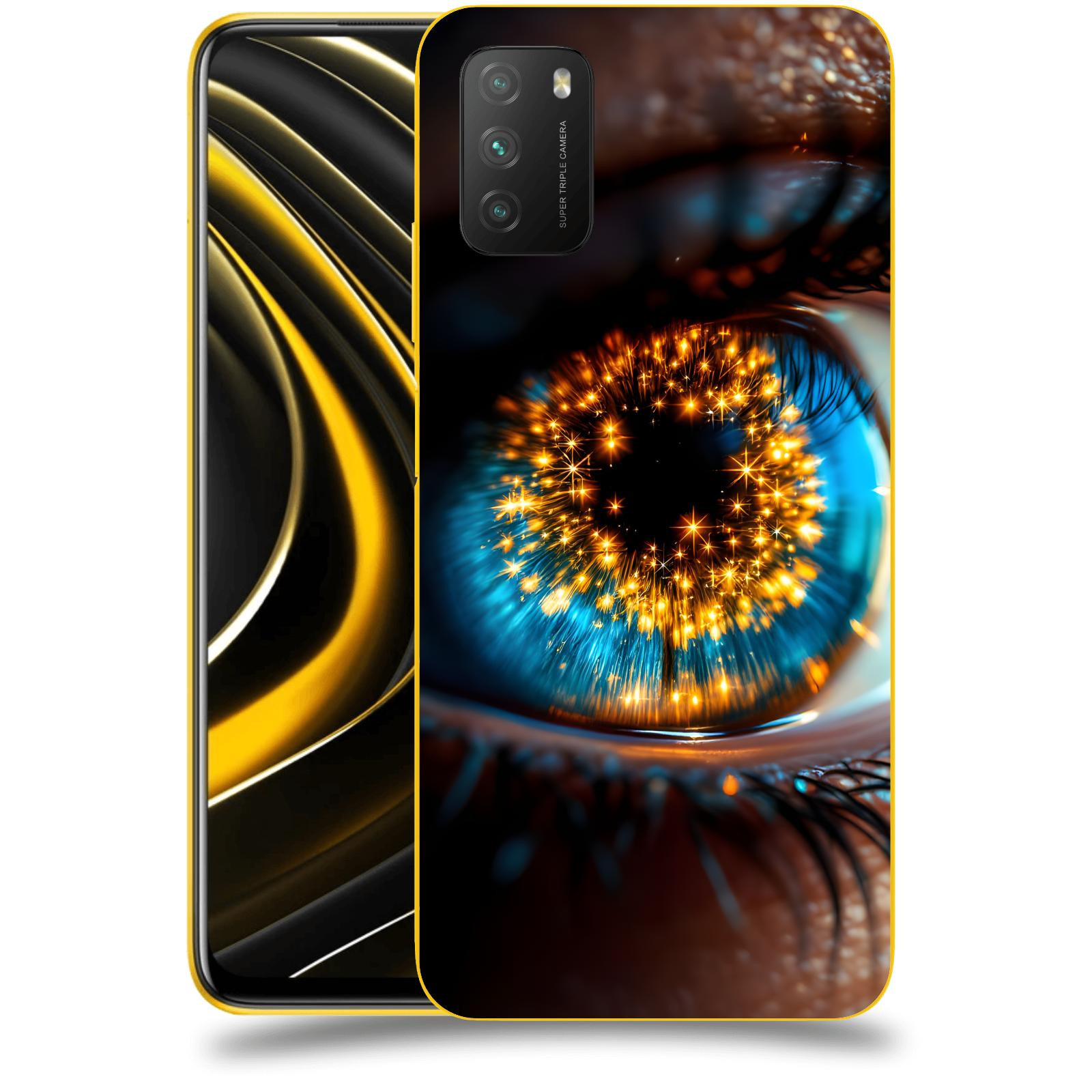 ACOVER Kryt na mobil Xiaomi Poco M3 - Sparkle in the eye