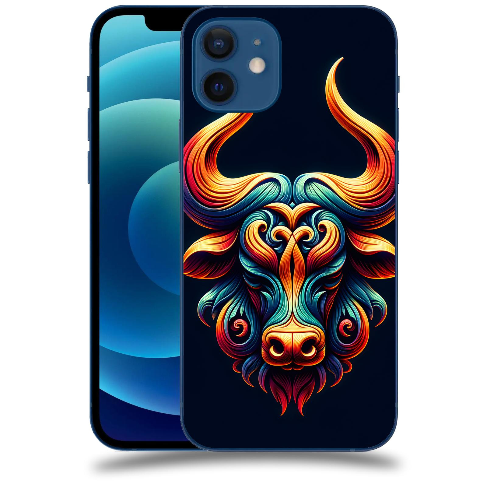 ACOVER Kryt na mobil Apple iPhone 12 - Býk