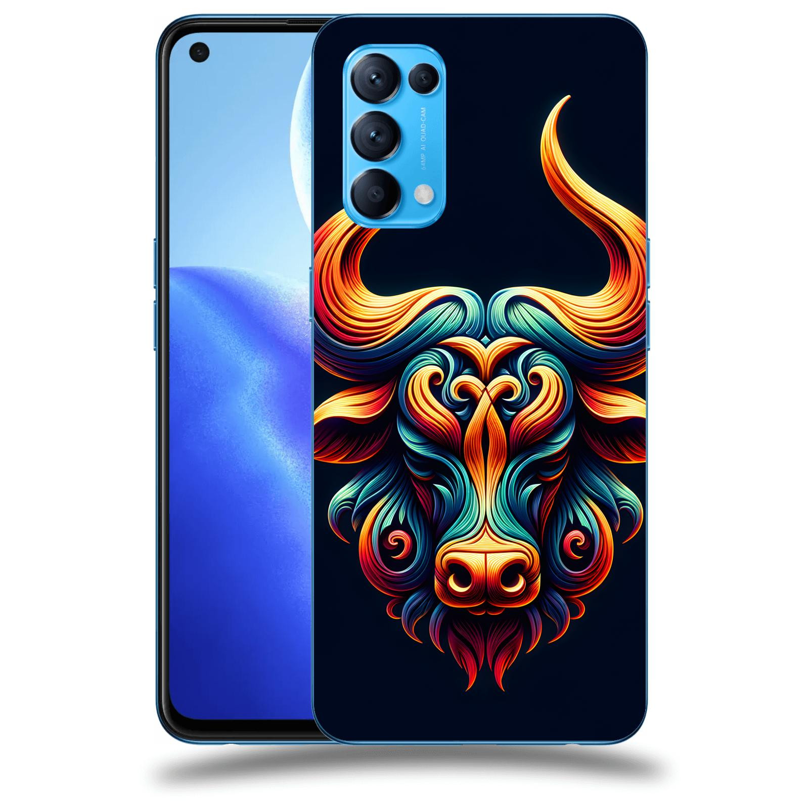 ACOVER Kryt na mobil OPPO Reno 5 5G - Býk