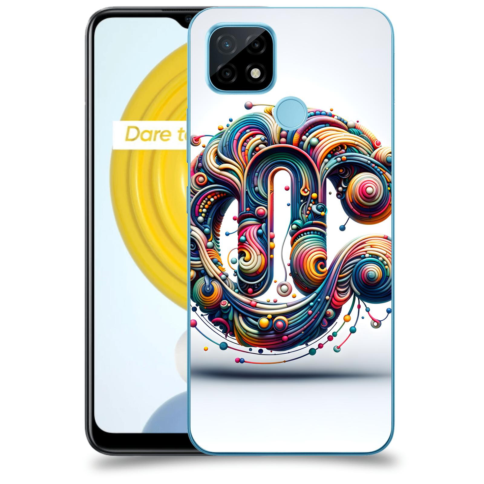 ACOVER Kryt na mobil Realme C21 - Panna 2