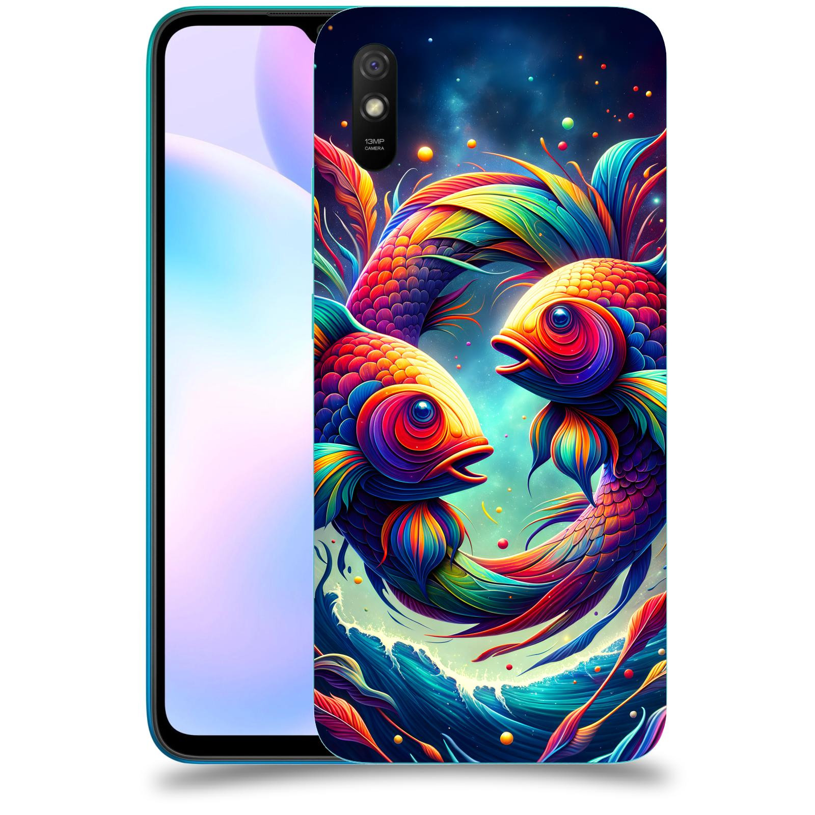 ACOVER Kryt na mobil Xiaomi Redmi 9AT - Ryby