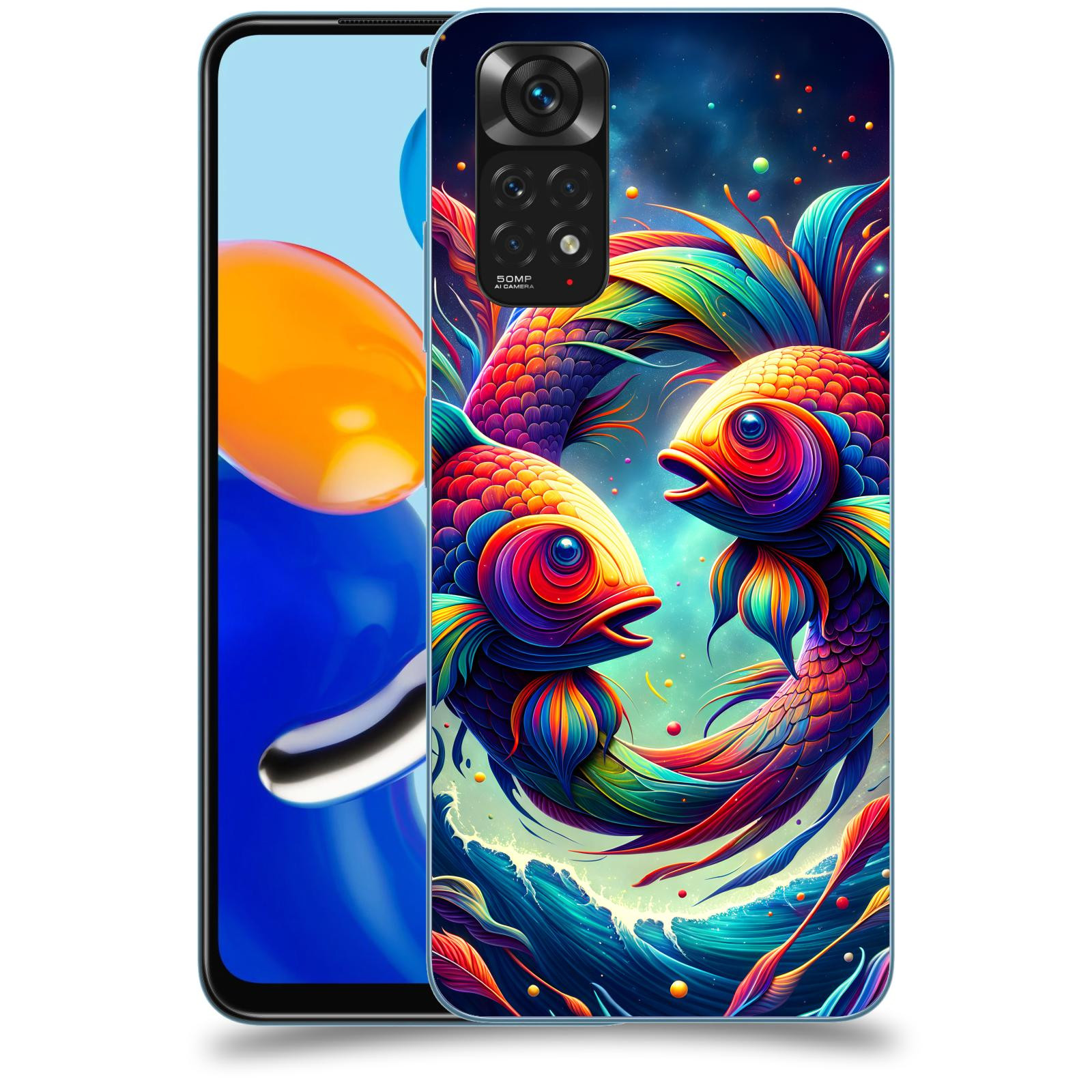ACOVER Kryt na mobil Xiaomi Redmi Note 11 - Ryby