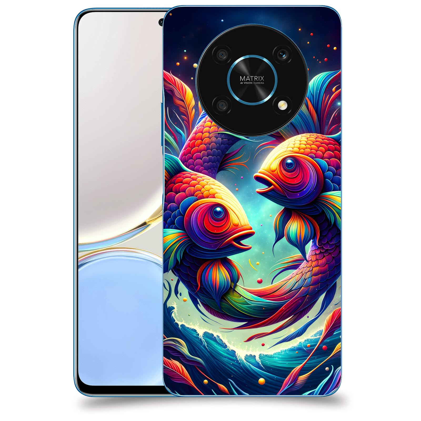 ACOVER Kryt na mobil Honor Magic 4 Lite 5G - Ryby