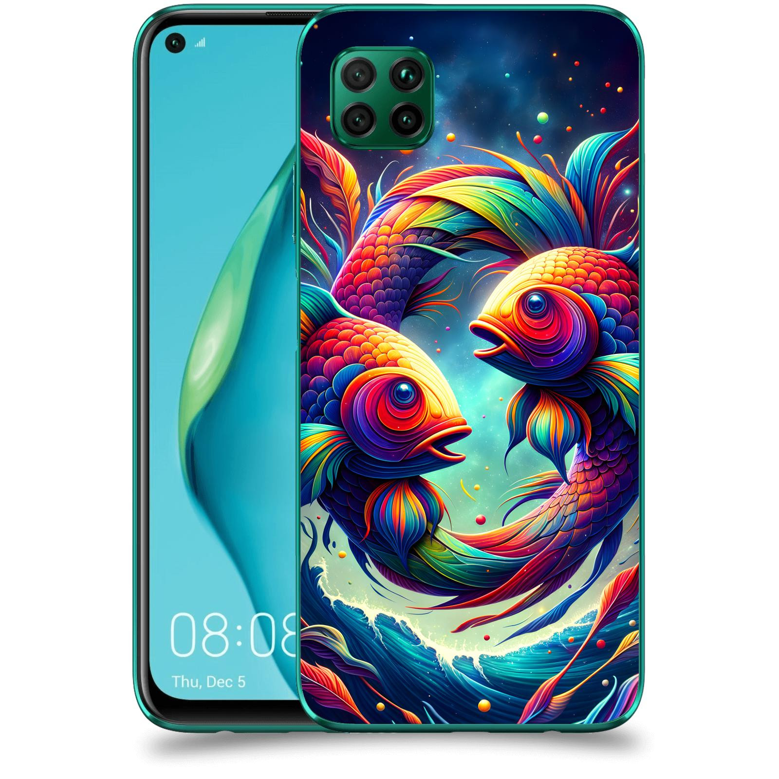 ACOVER Kryt na mobil Huawei P40 Lite - Ryby