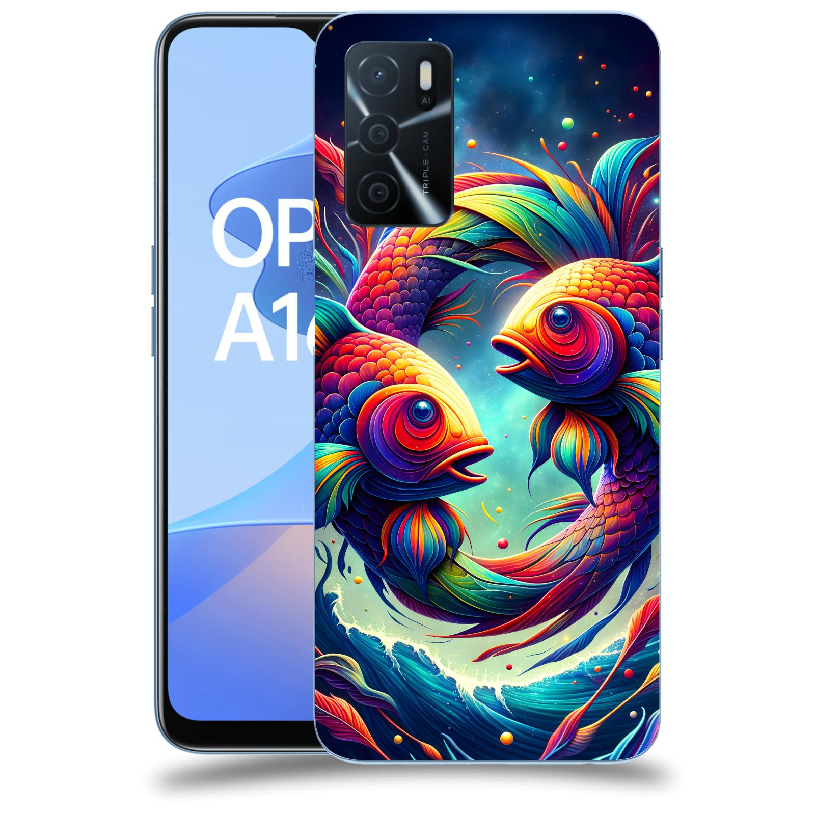 ACOVER Kryt na mobil OPPO A16s - Ryby