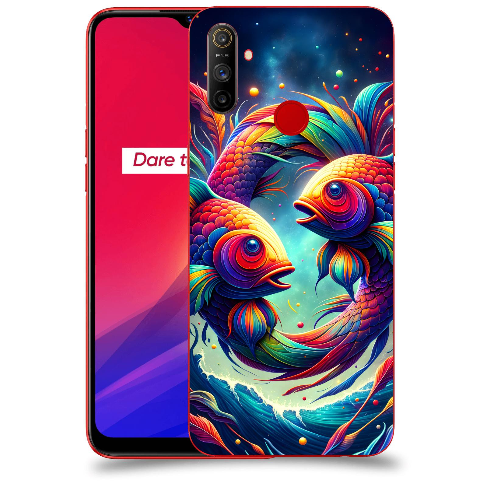 ACOVER Kryt na mobil Realme C3 - Ryby