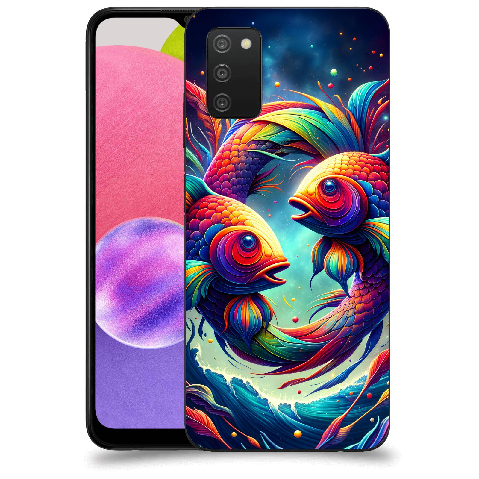 ACOVER Kryt na mobil Samsung Galaxy A03s A037G - Ryby
