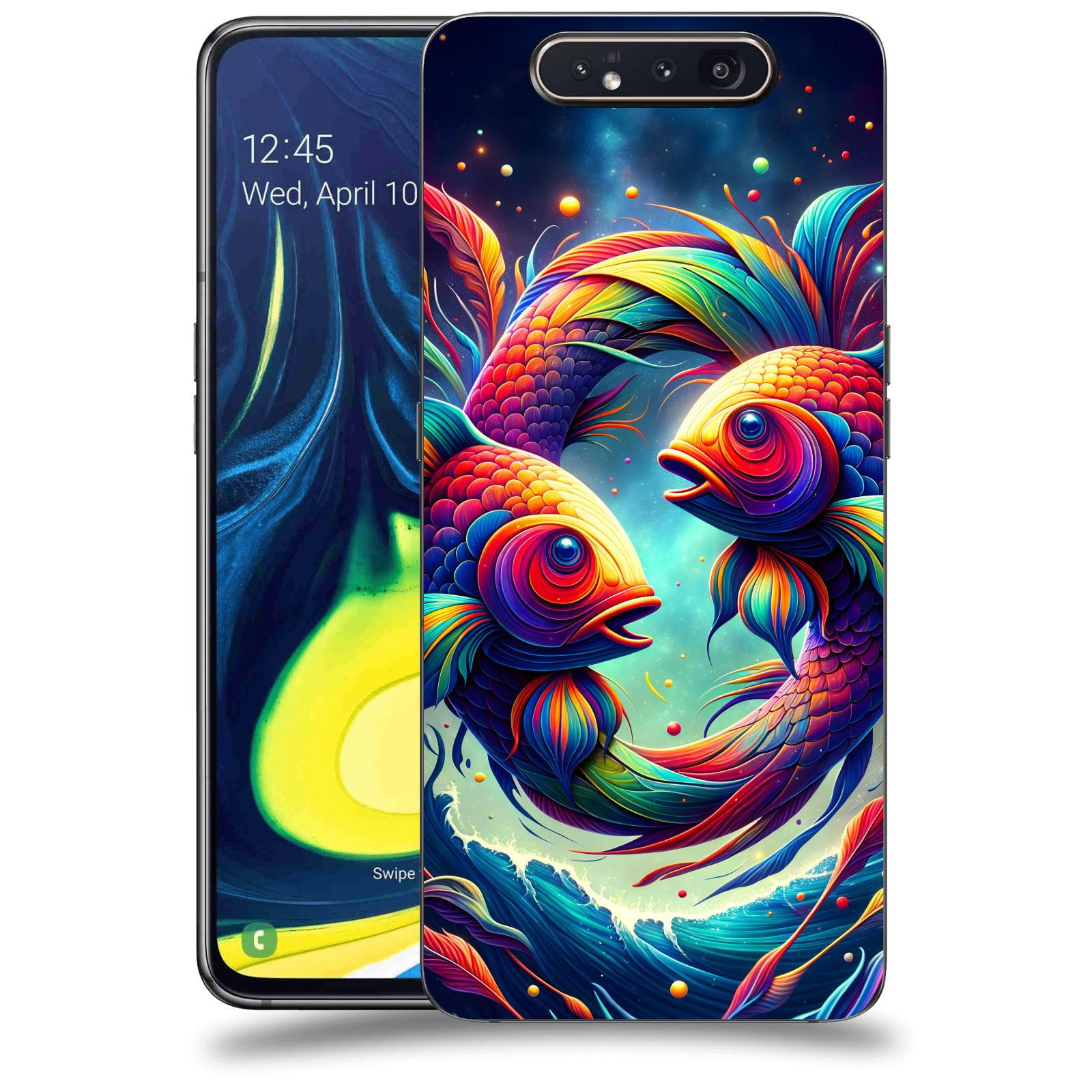 ACOVER Kryt na mobil Samsung Galaxy A80 A805F - Ryby