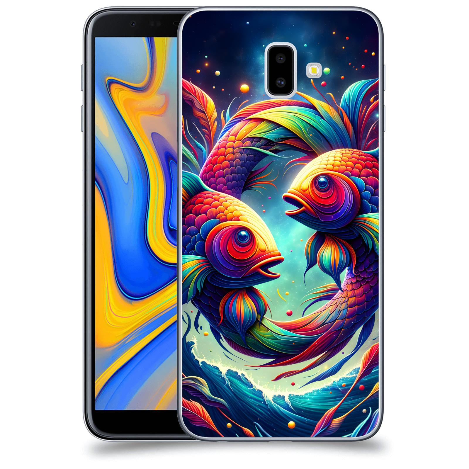 ACOVER Kryt na mobil Samsung Galaxy J6+ J610F - Ryby