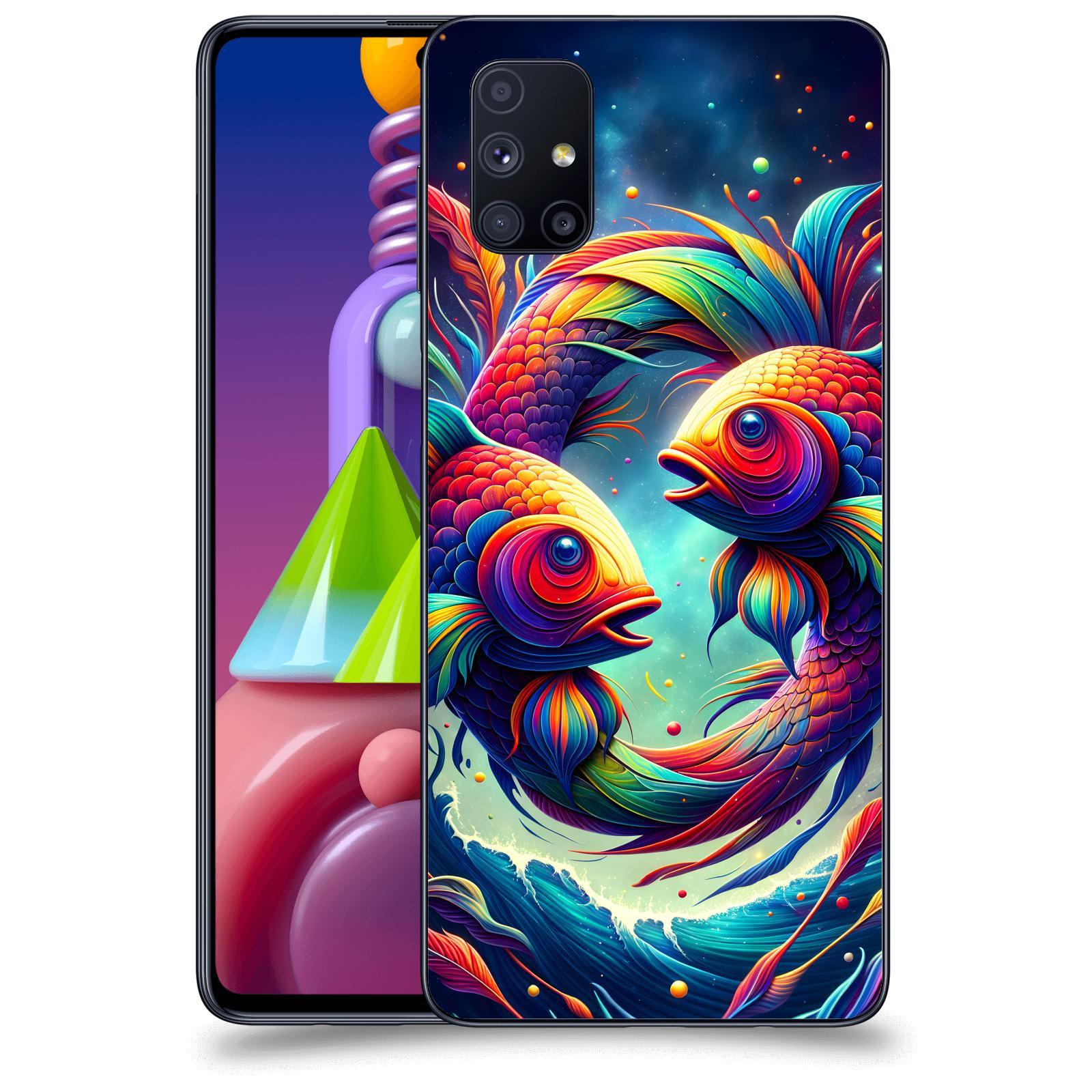 ACOVER Kryt na mobil Samsung Galaxy M51 M515F - Ryby