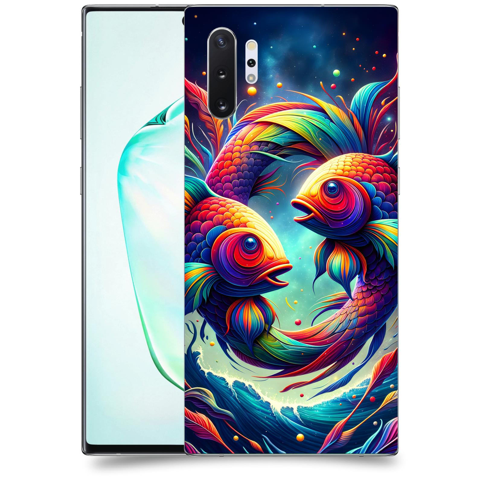 ACOVER Kryt na mobil Samsung Galaxy Note 10+ N975F - Ryby