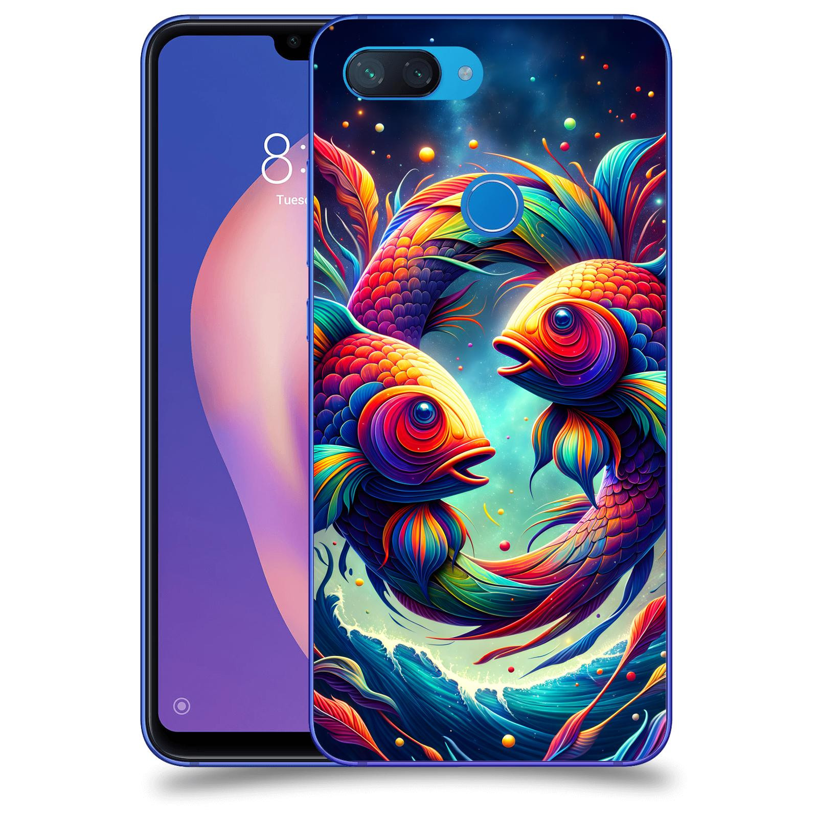 ACOVER Kryt na mobil Xiaomi Mi 8 Lite - Ryby