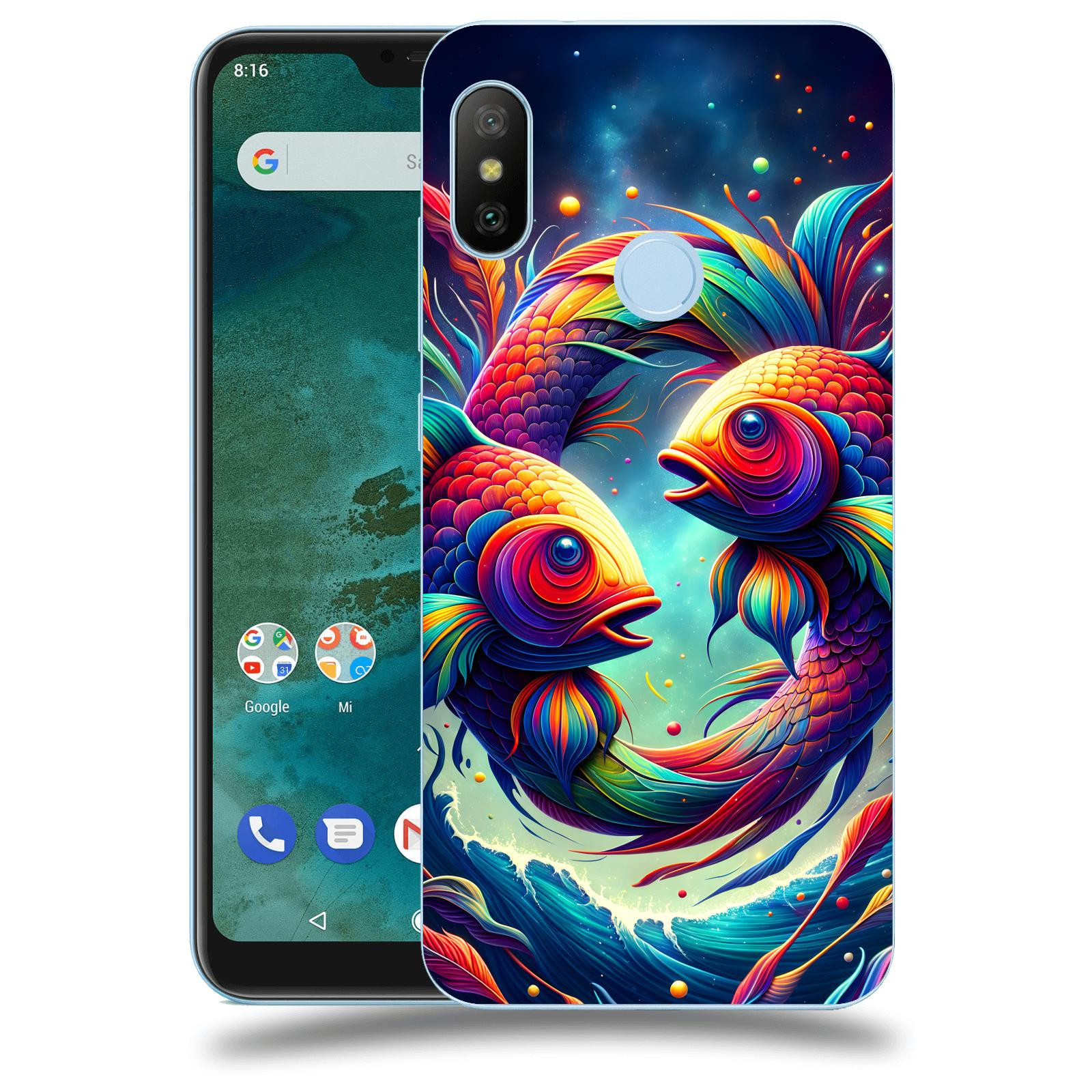 ACOVER Kryt na mobil Xiaomi Mi A2 Lite - Ryby