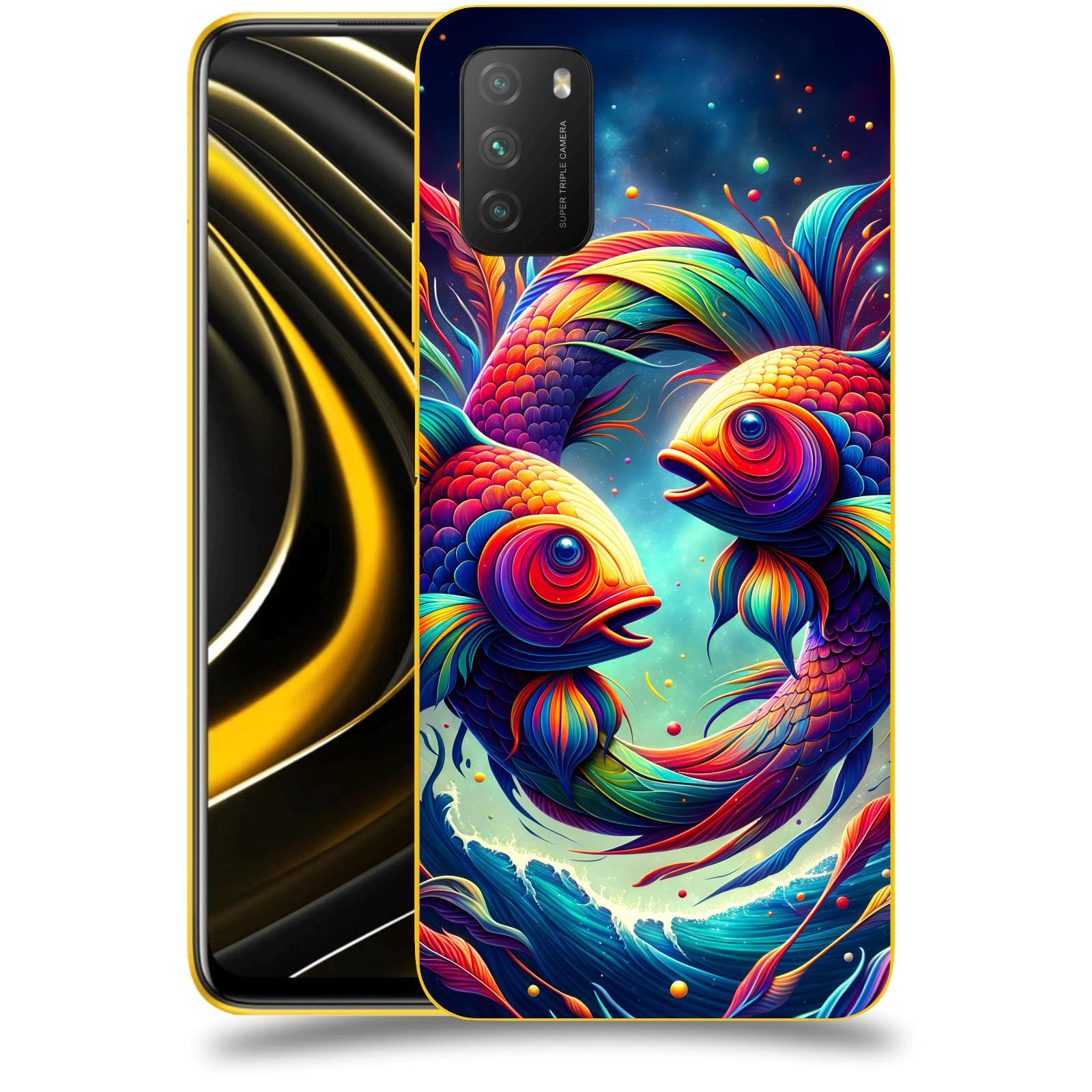 ACOVER Kryt na mobil Xiaomi Poco M3 - Ryby