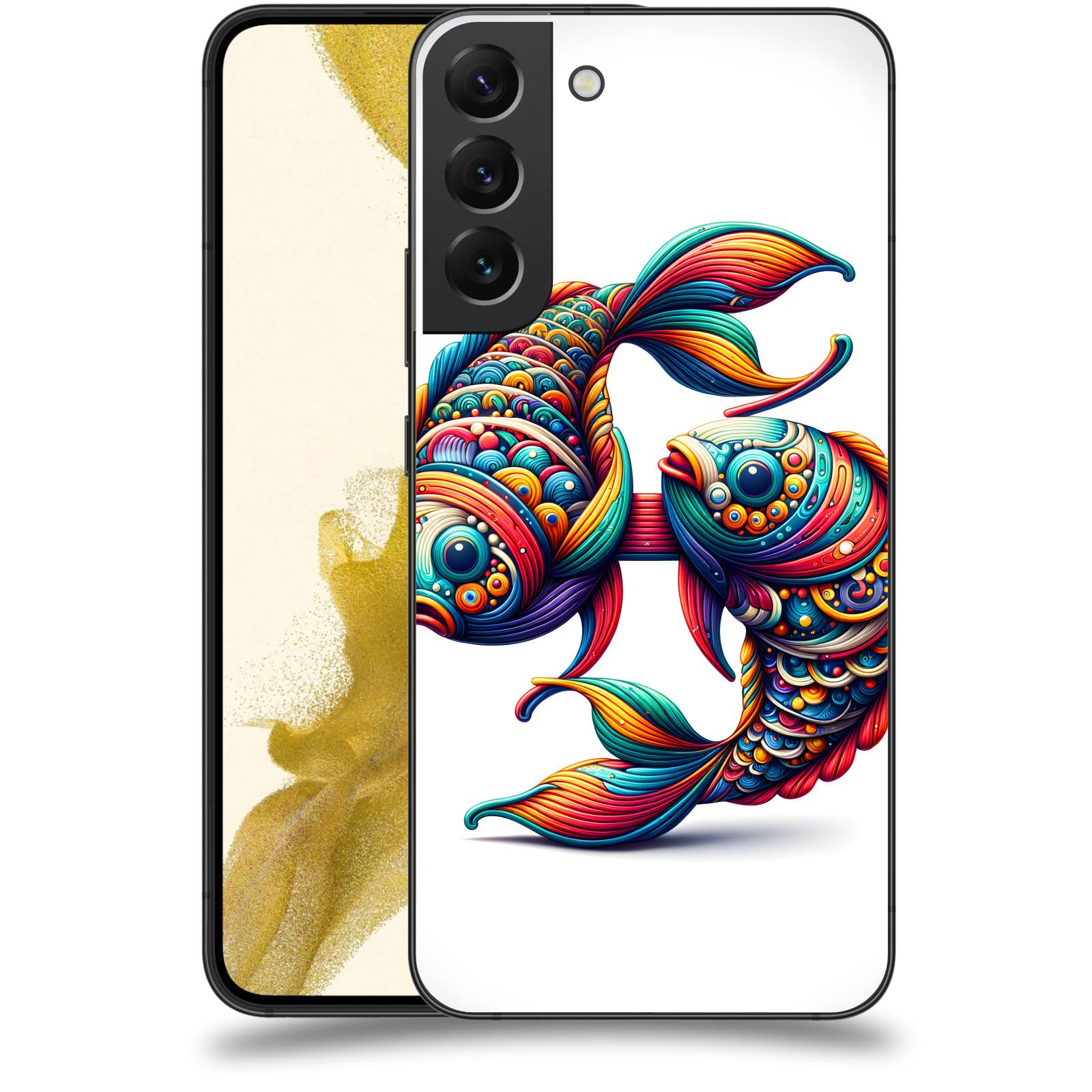 ACOVER Kryt na mobil Samsung Galaxy S22+ 5G - Ryby 2