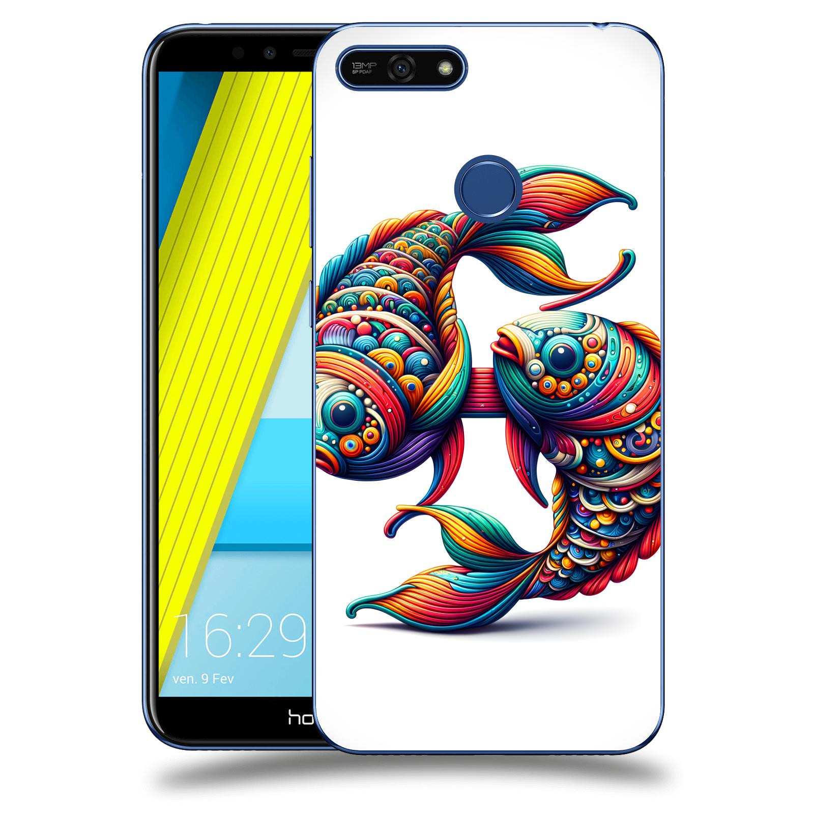 ACOVER Kryt na mobil Honor 7A - Ryby 2