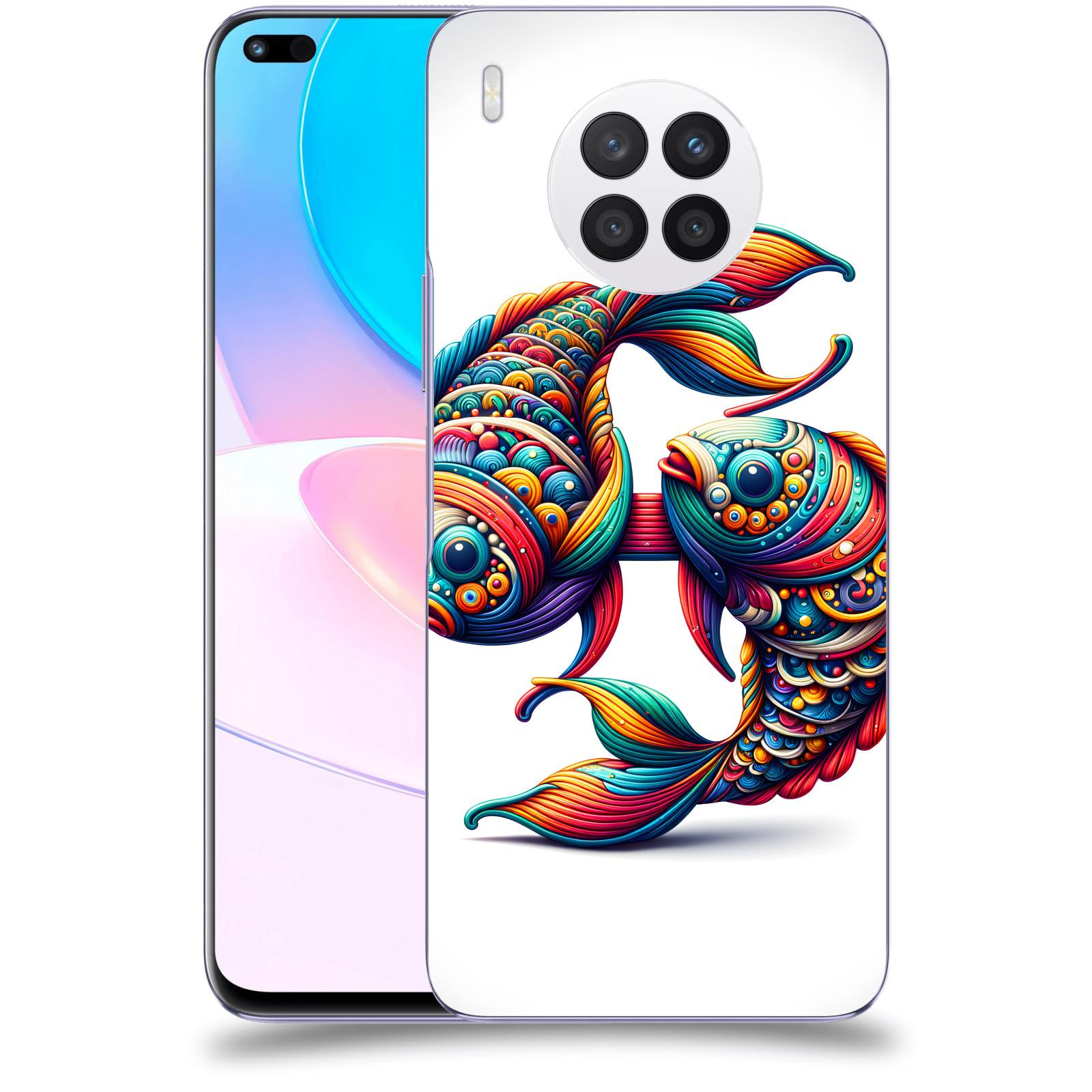 ACOVER Kryt na mobil Huawei Nova 8i - Ryby 2