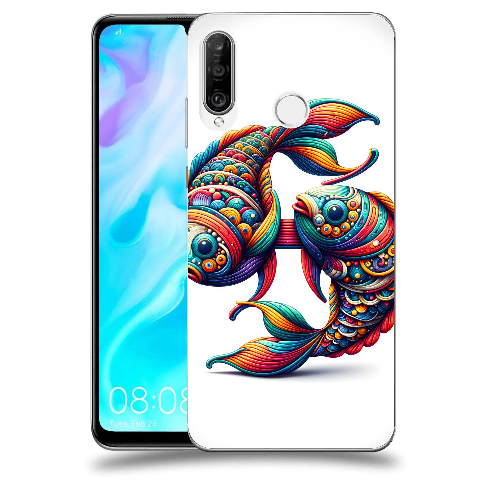 ACOVER Kryt na mobil Huawei P30 Lite - Ryby 2