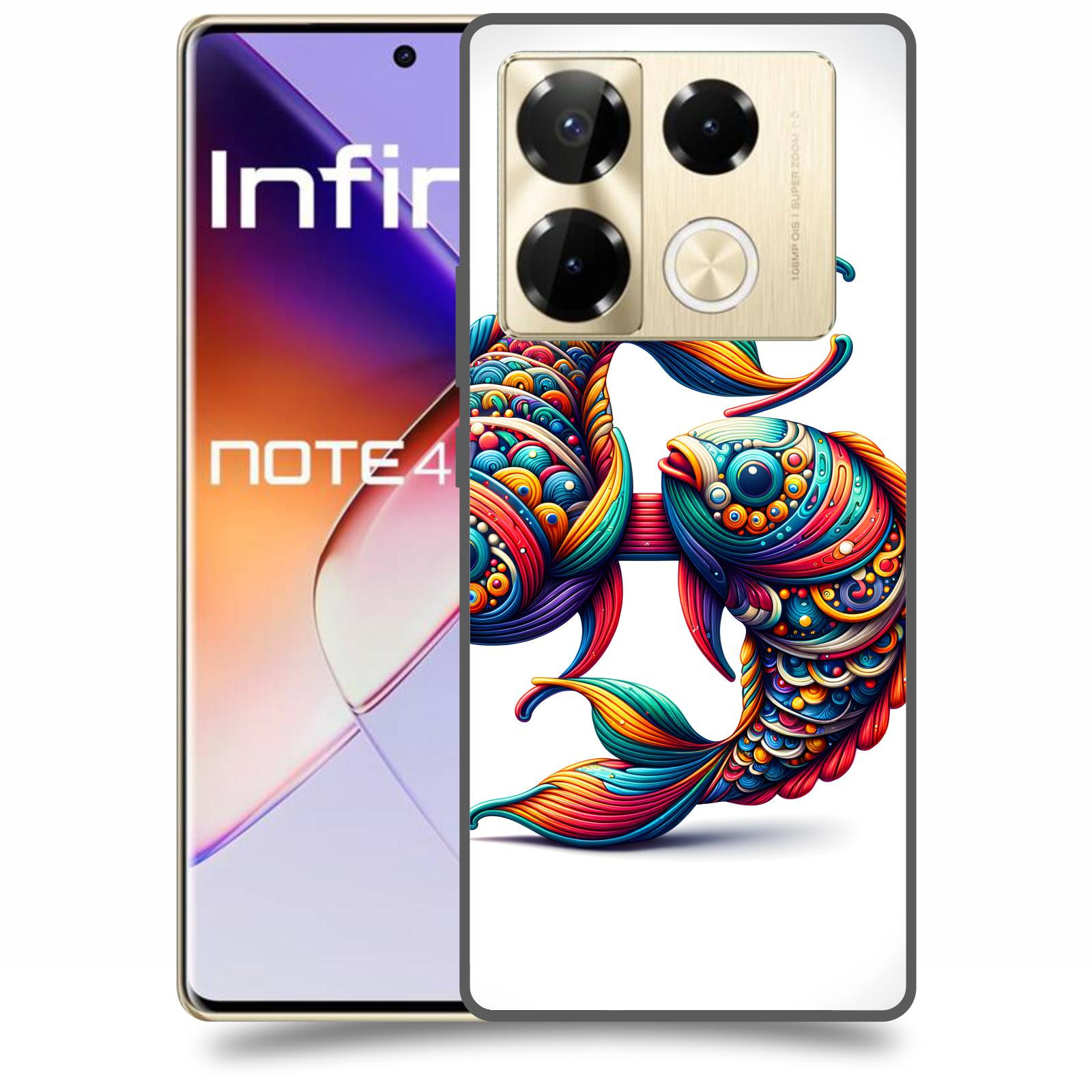 ACOVER Kryt na mobil Infinix Note 40 PRO - Ryby 2