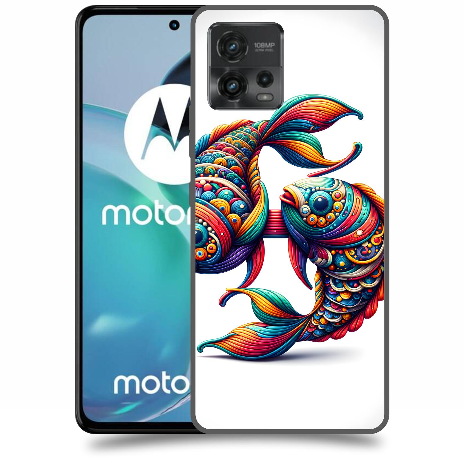 ACOVER Kryt na mobil Motorola Moto G72 - Ryby 2