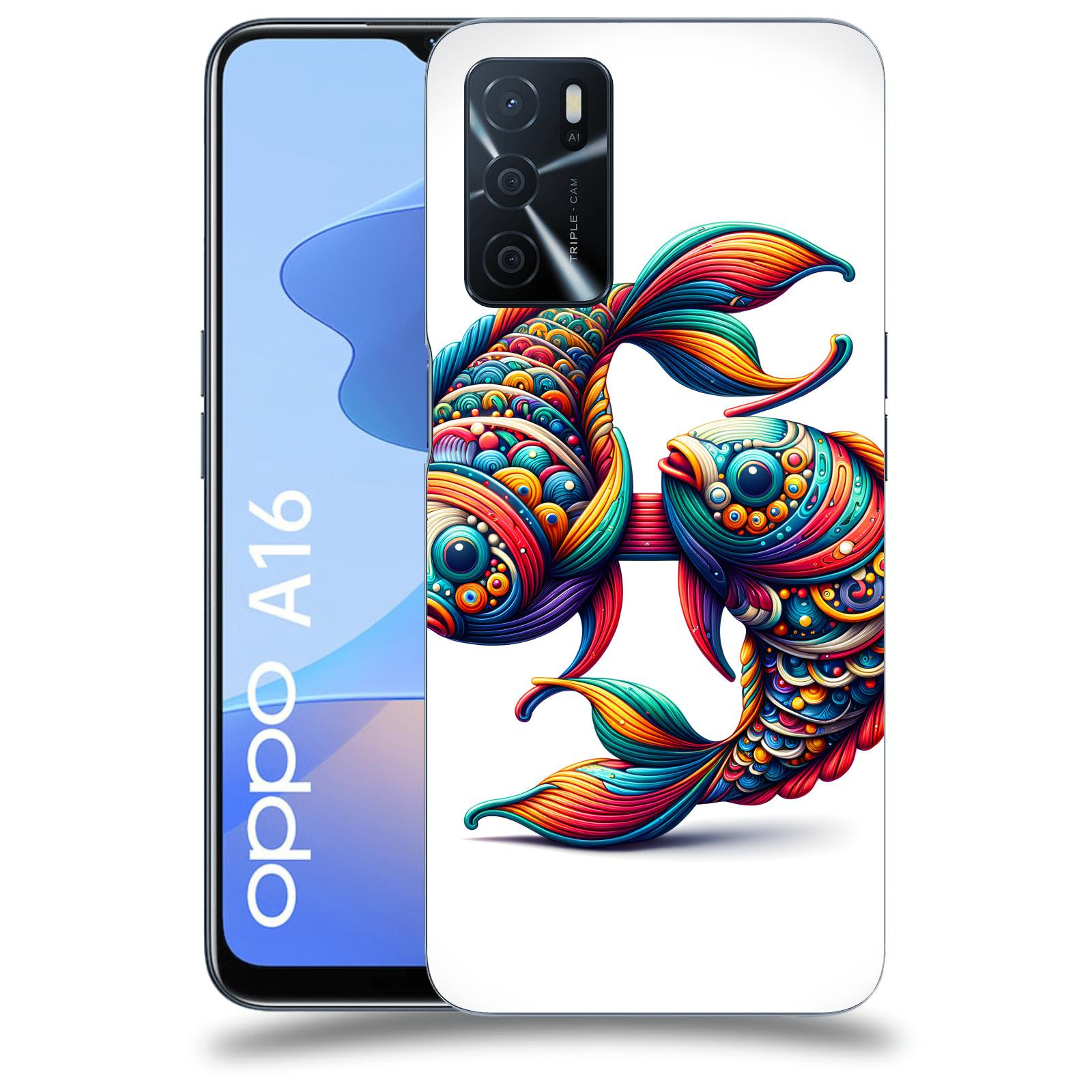 ACOVER Kryt na mobil OPPO A16 - Ryby 2