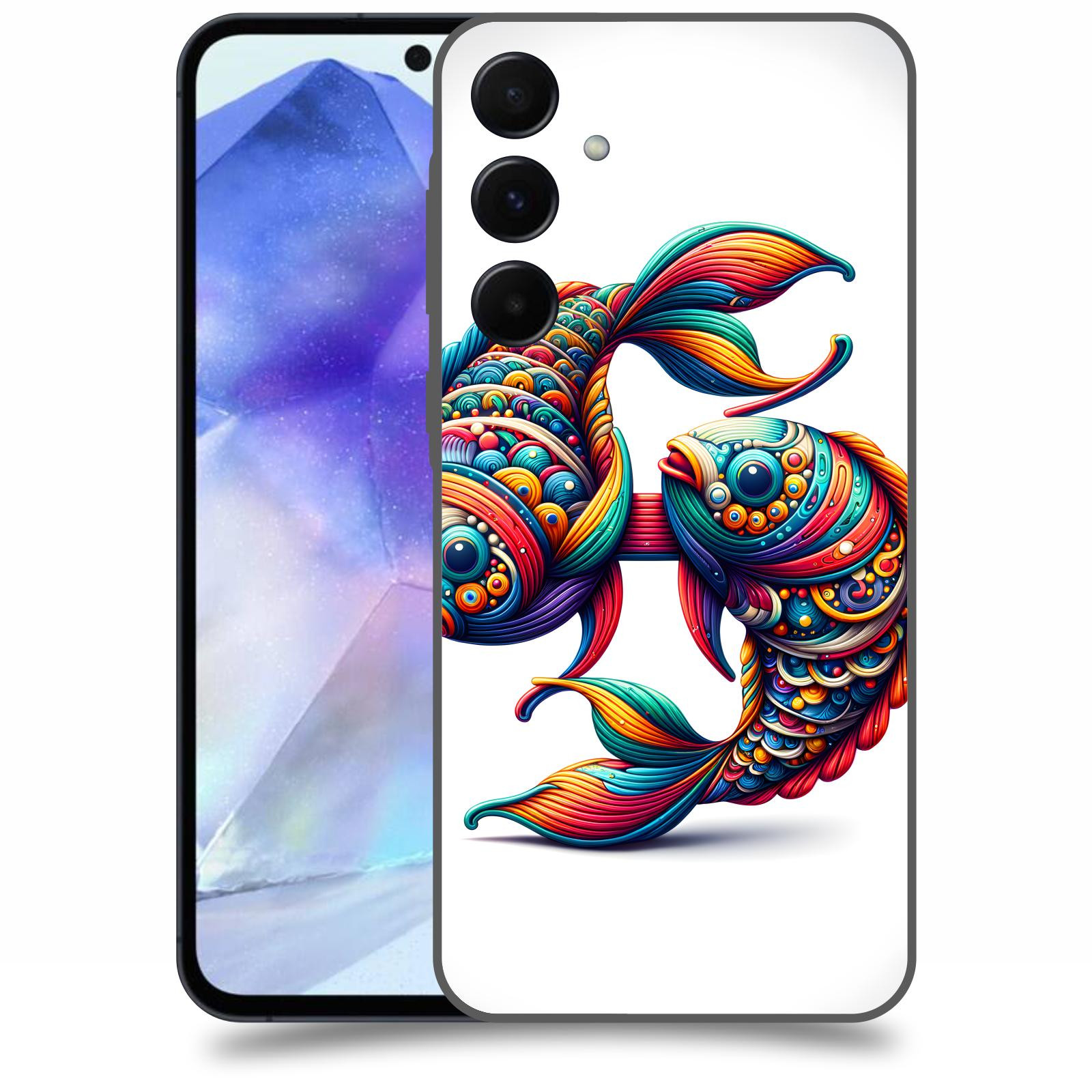 ACOVER Kryt na mobil Samsung Galaxy A55 5G - Ryby 2