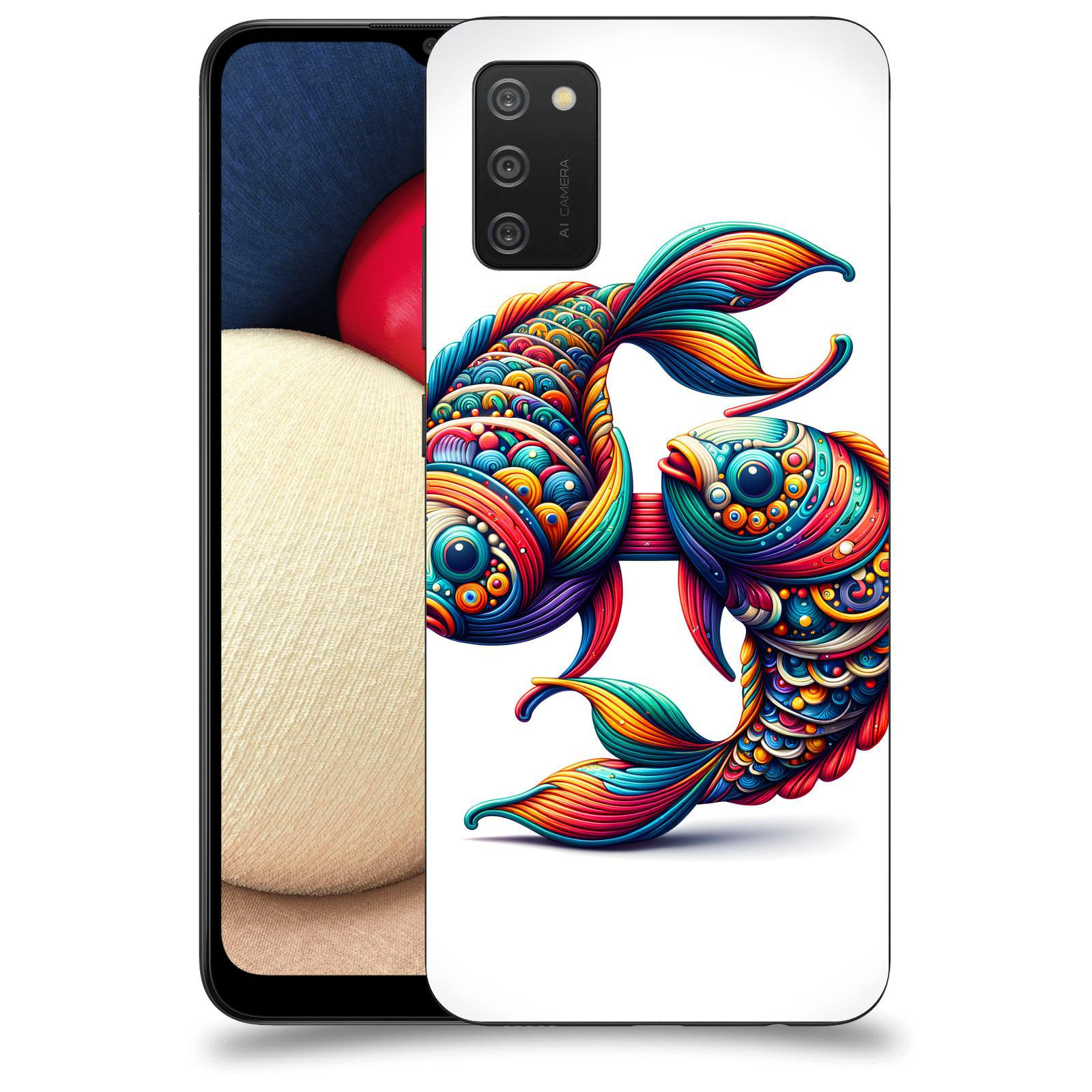 ACOVER Kryt na mobil Samsung Galaxy A02s A025G - Ryby 2