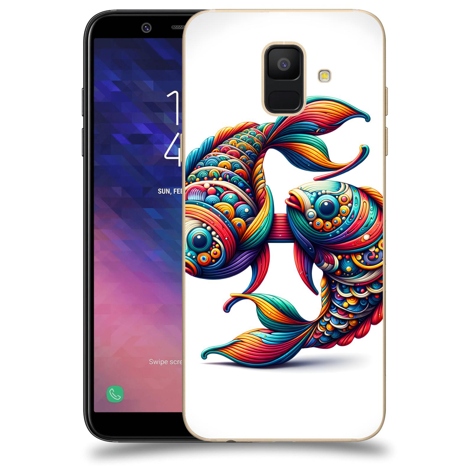 ACOVER Kryt na mobil Samsung Galaxy A6 A600F - Ryby 2
