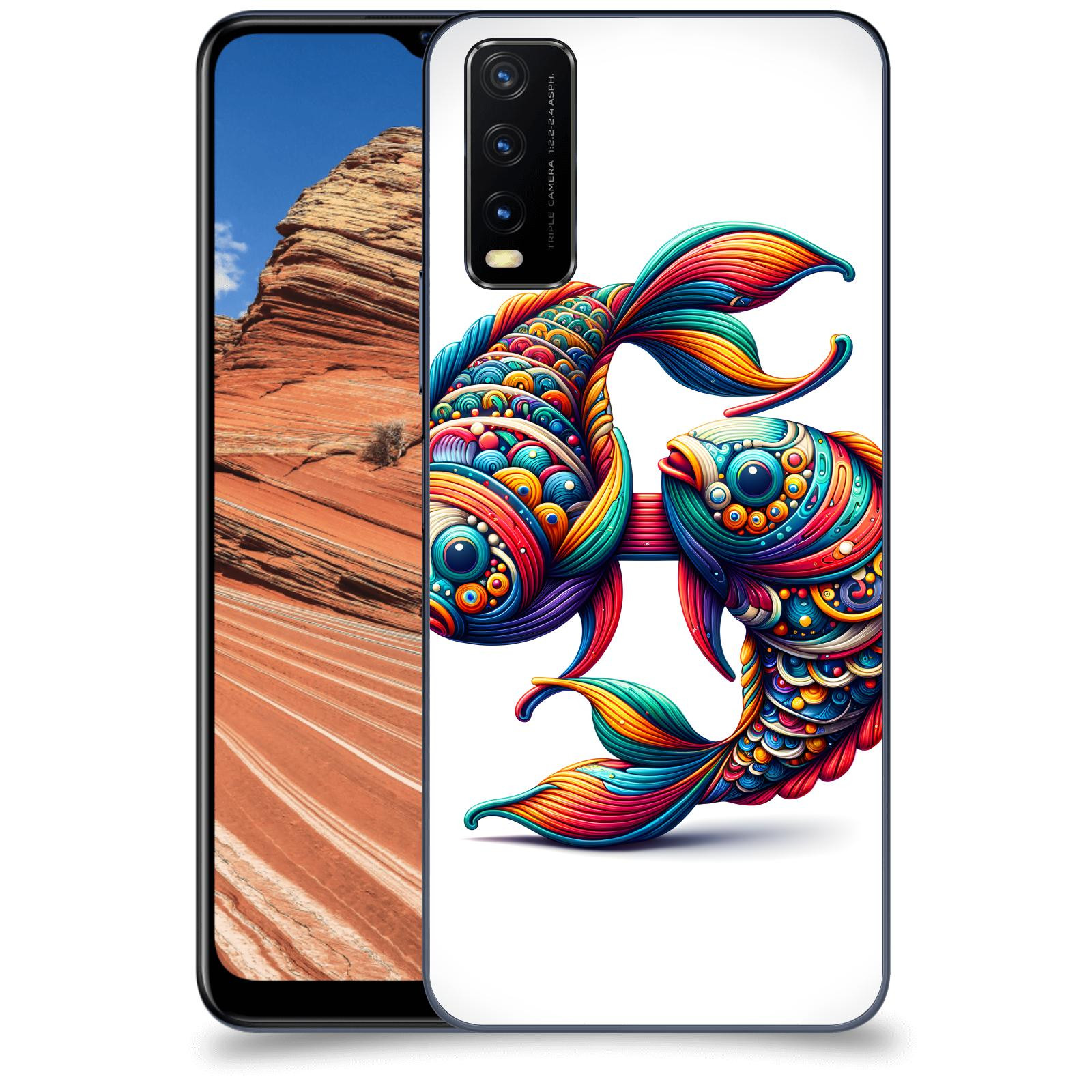 ACOVER Kryt na mobil Vivo Y20s - Ryby 2