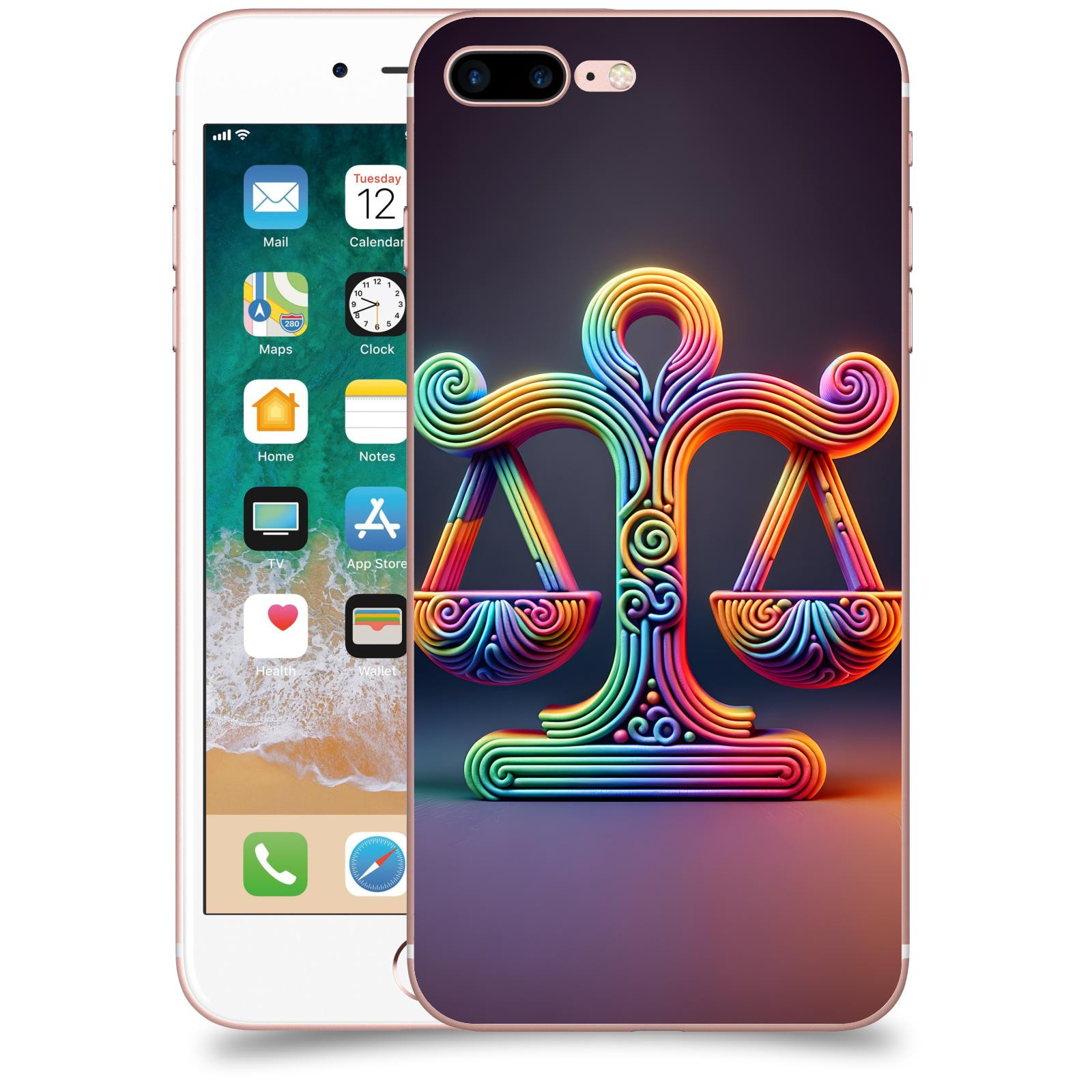 ACOVER Kryt na mobil Apple iPhone 7 Plus - Váhy