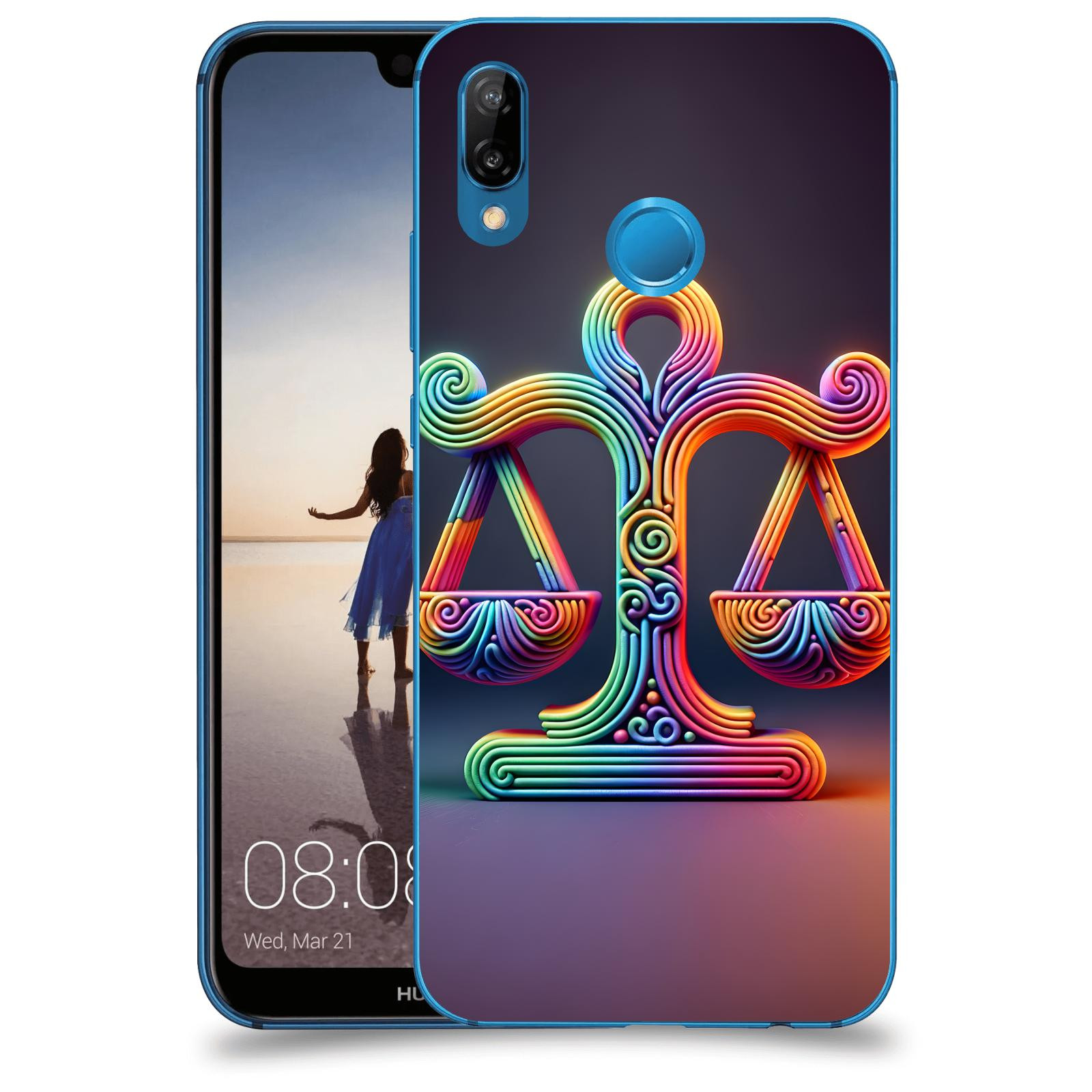 ACOVER Kryt na mobil Huawei P20 Lite - Váhy