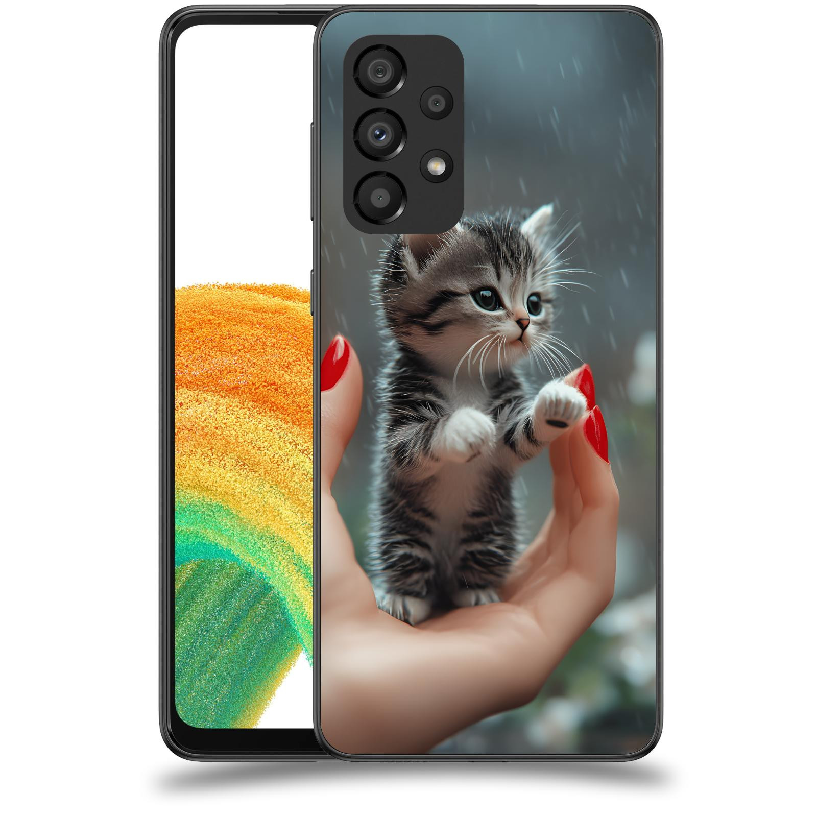 ACOVER Kryt na mobil Samsung Galaxy A33 5G A336 - Koťátko