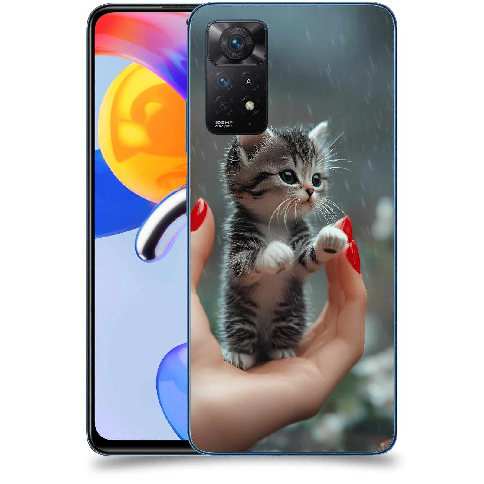 ACOVER Kryt na mobil Xiaomi Redmi Note 11 Pro 5G - Koťátko