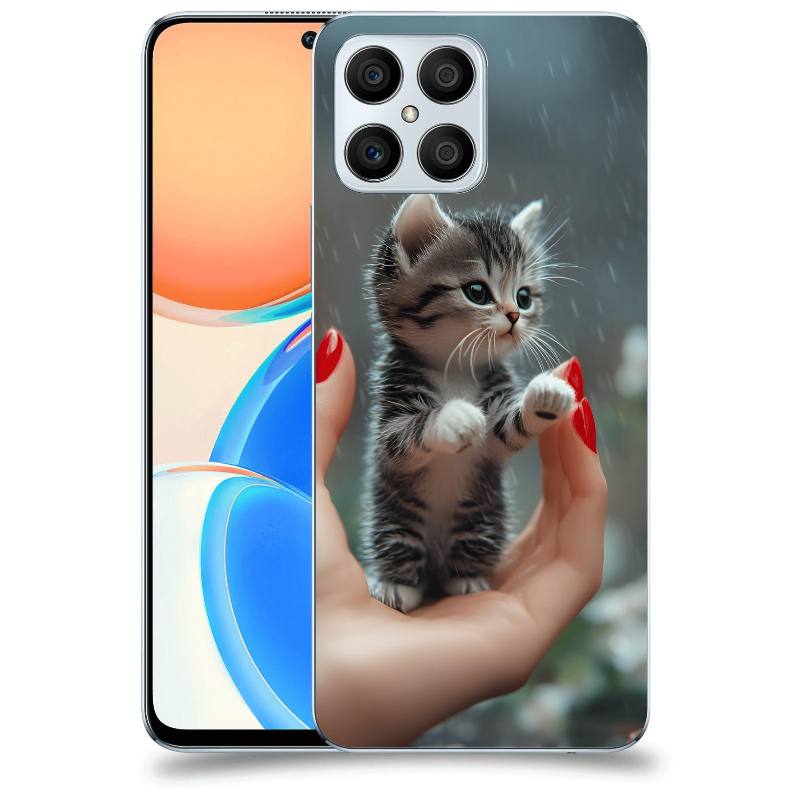 ACOVER Kryt na mobil Honor X8 5G - Koťátko