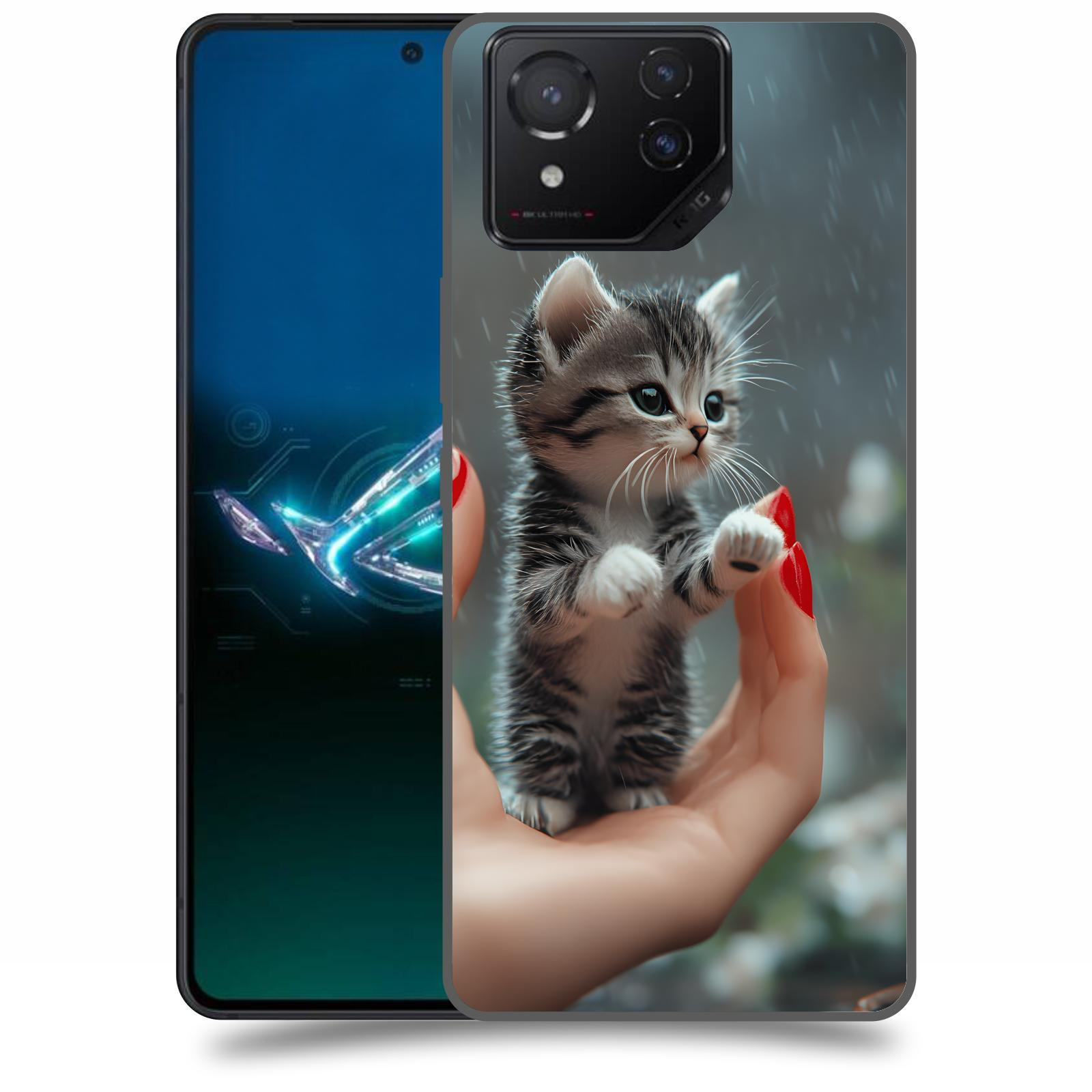 ACOVER Kryt na mobil Asus ROG Phone 8 - Koťátko