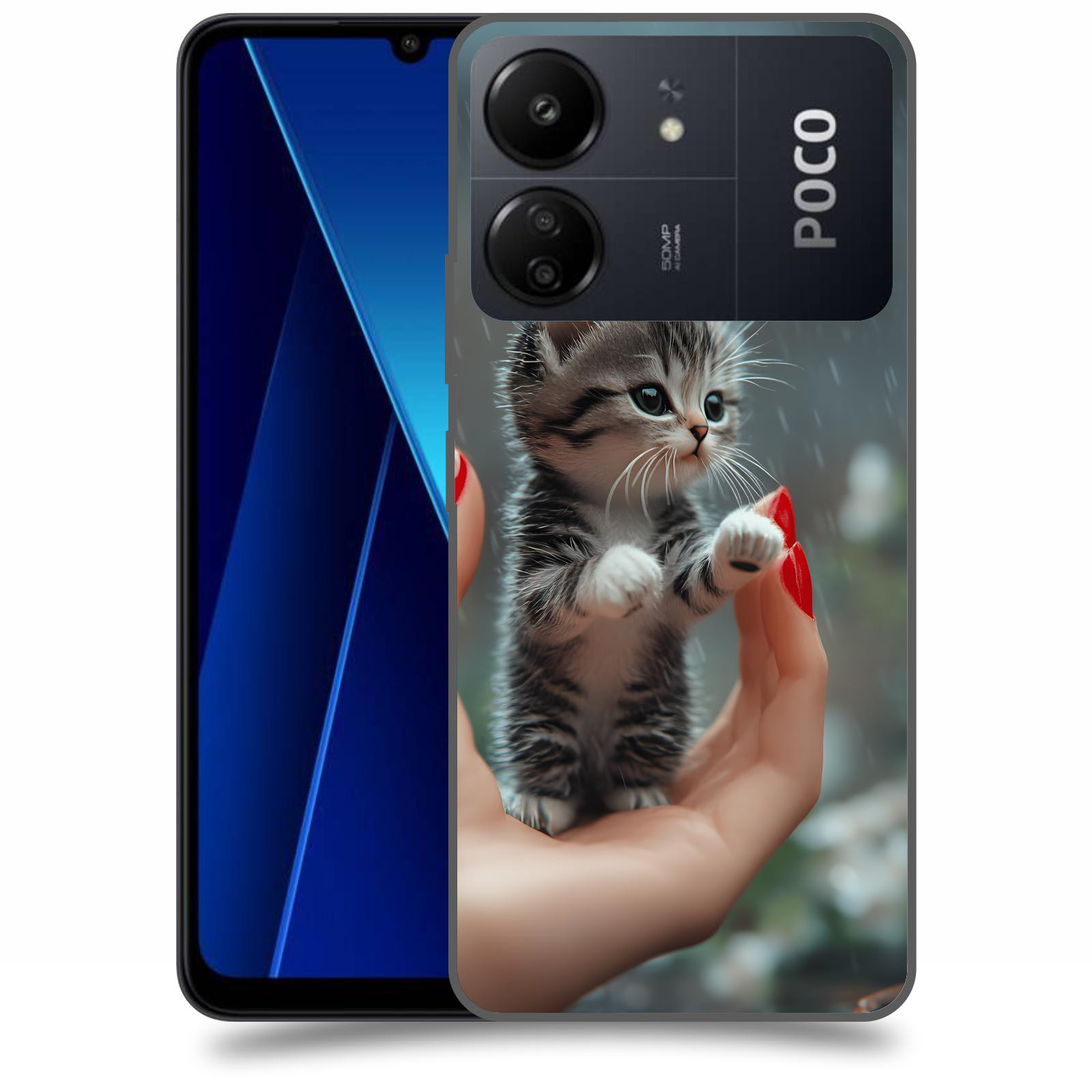 ACOVER Kryt na mobil Poco C65 - Koťátko