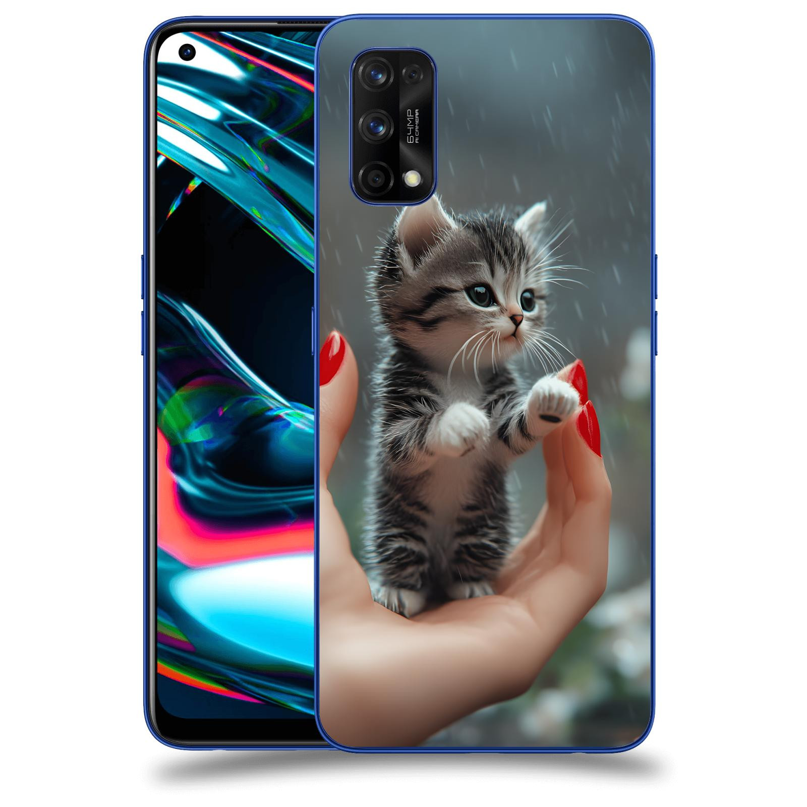 ACOVER Kryt na mobil Realme 7 Pro - Koťátko
