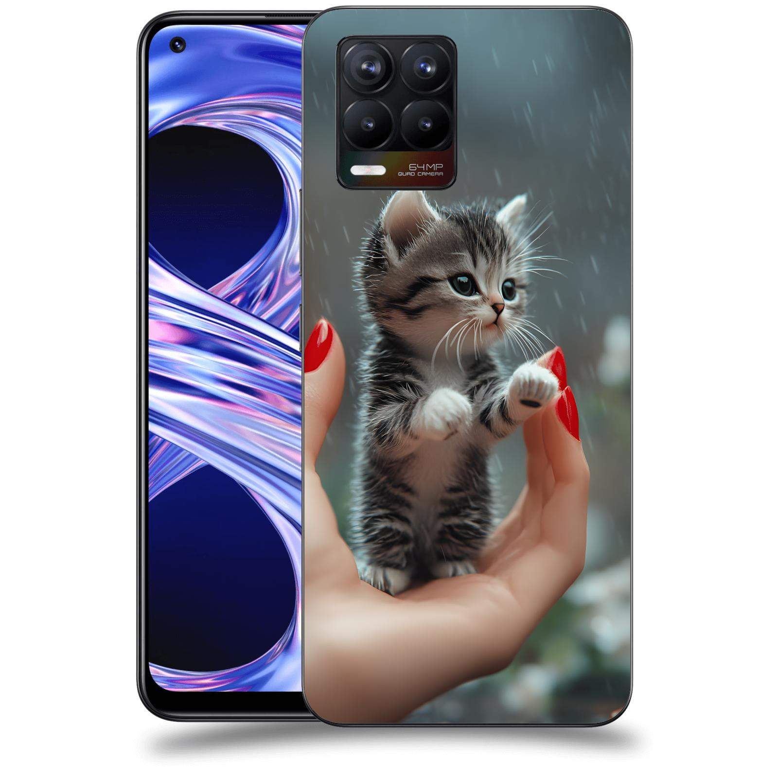 ACOVER Kryt na mobil Realme 8 - Koťátko