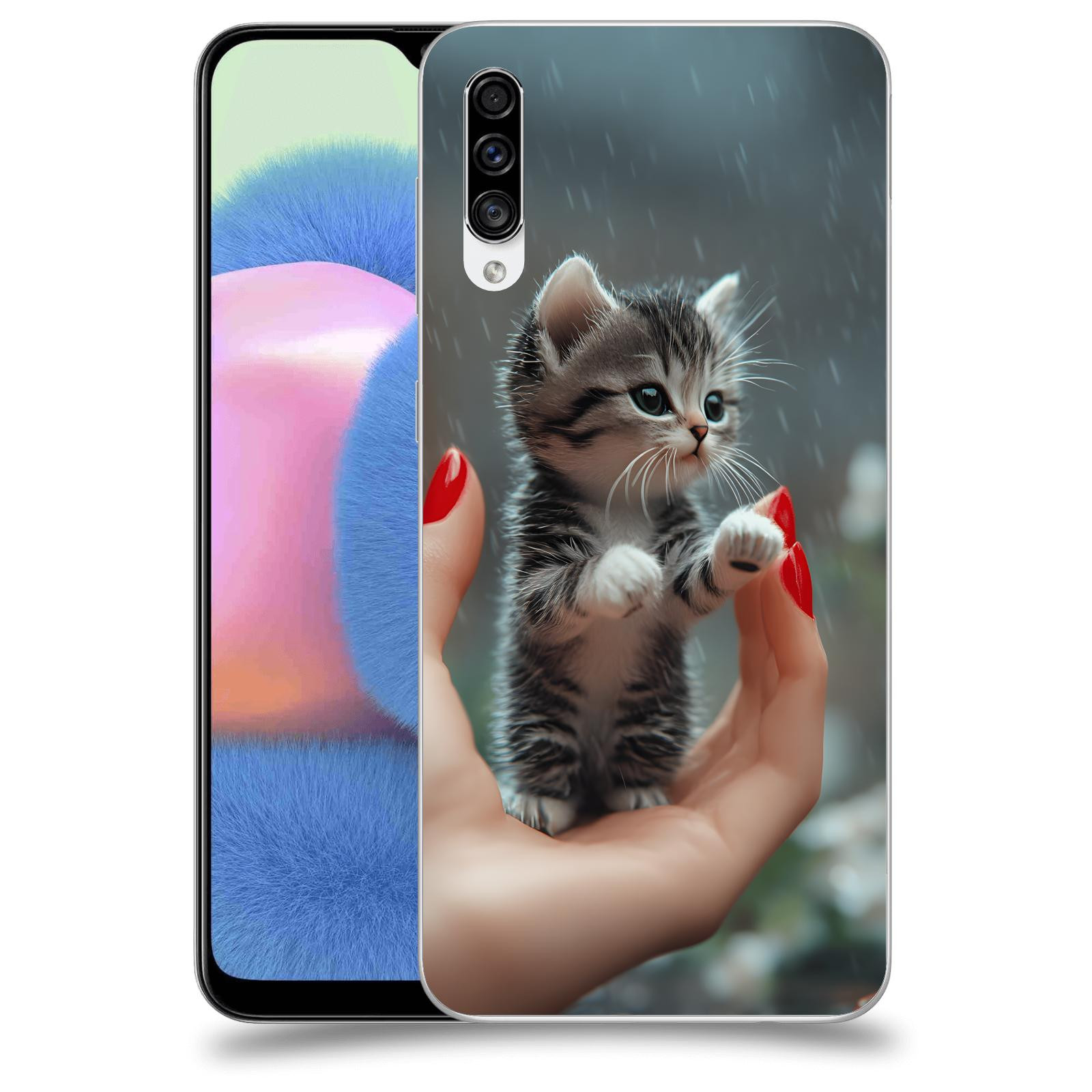 ACOVER Kryt na mobil Samsung Galaxy A30s A307F - Koťátko