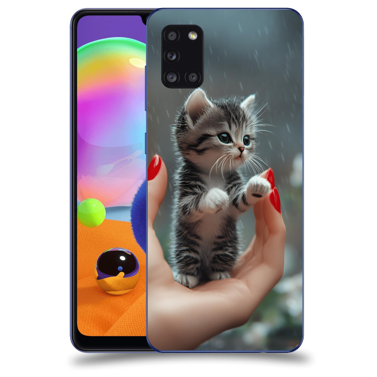 ACOVER Kryt na mobil Samsung Galaxy A31 A315F - Koťátko