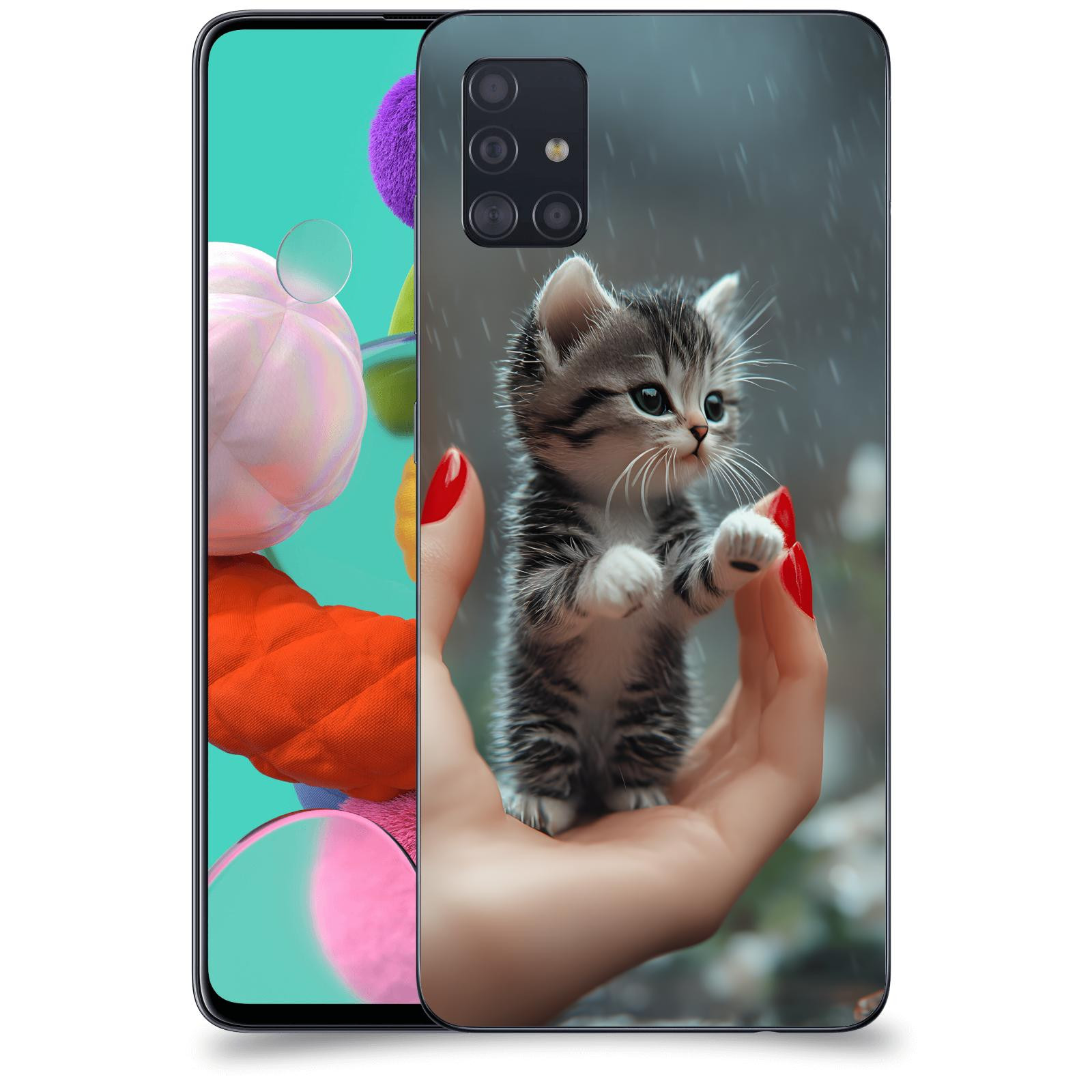 ACOVER Kryt na mobil Samsung Galaxy A51 A515F - Koťátko
